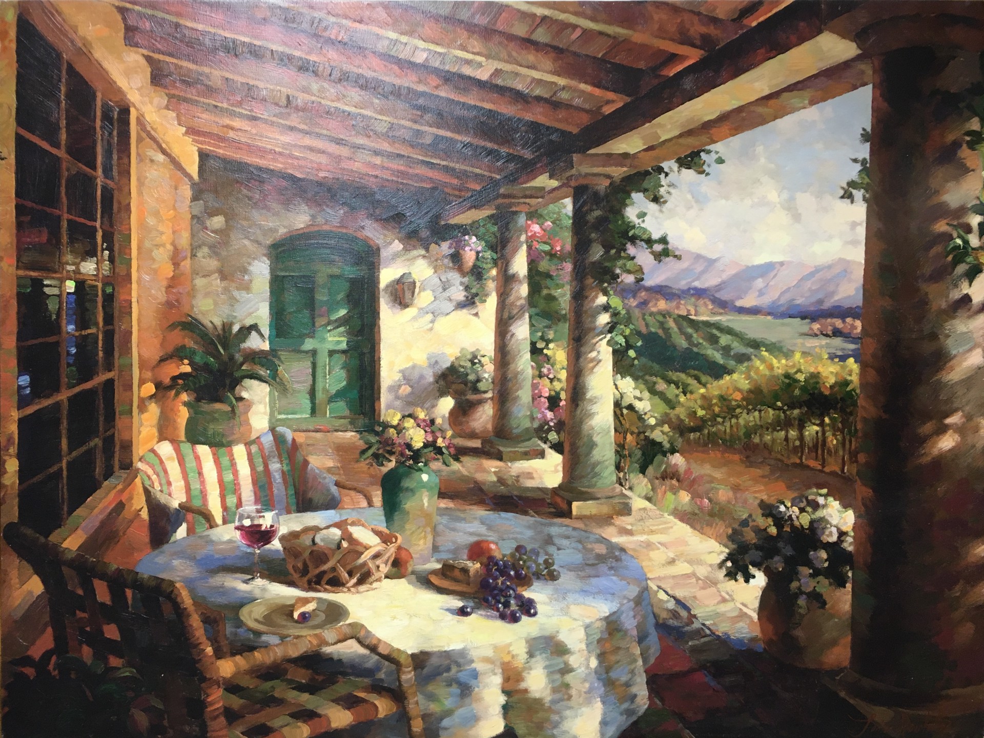 View From the Veranda by Leon Roulette