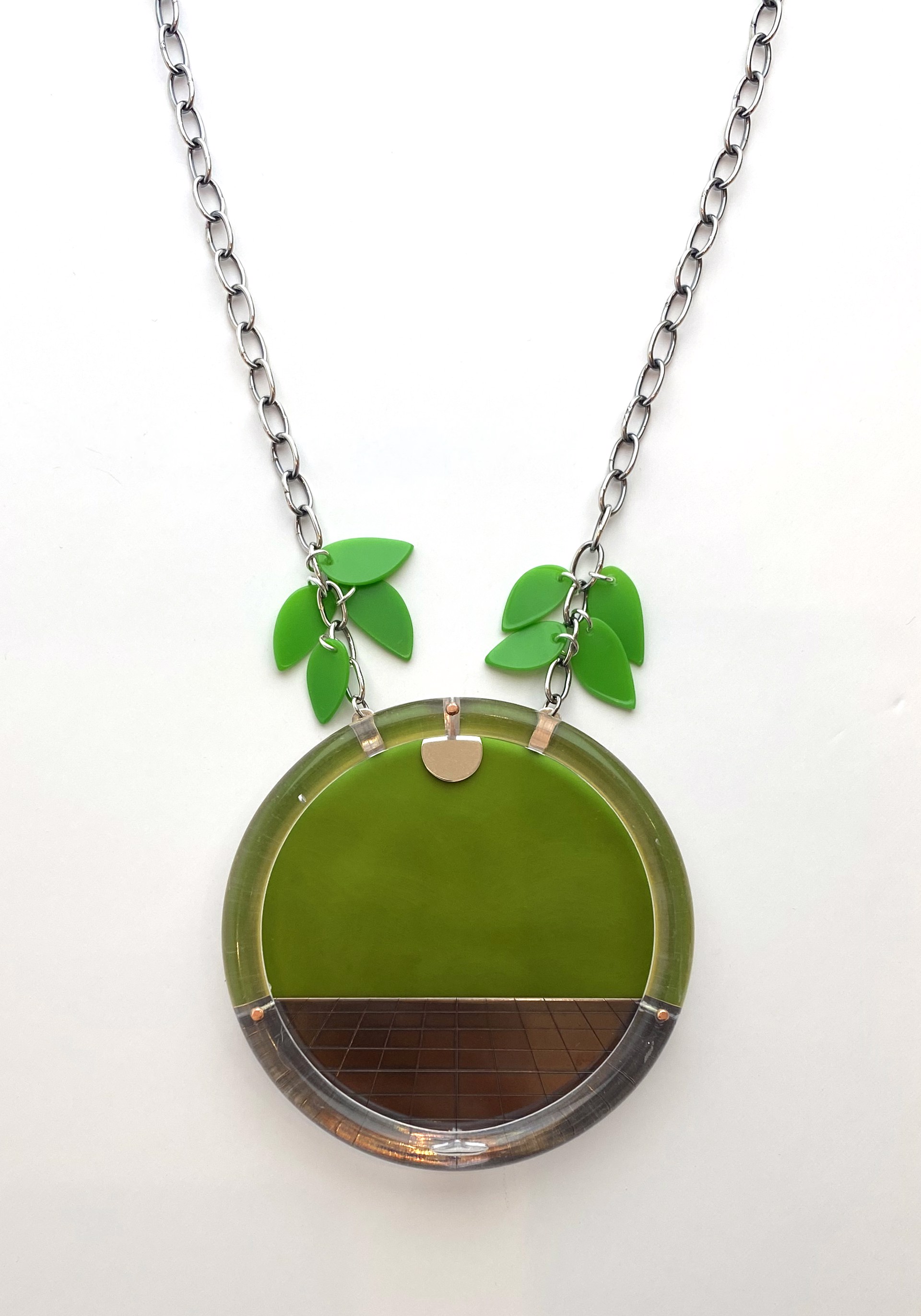 DG LG Medallion (necklace) by Tabitha Ott