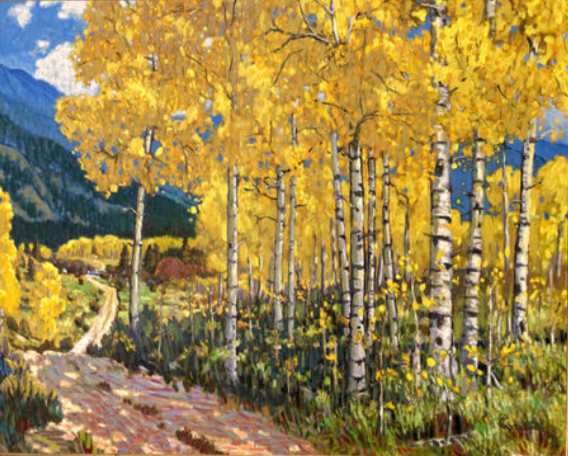 Warm Light of Autumn by Kenneth Green