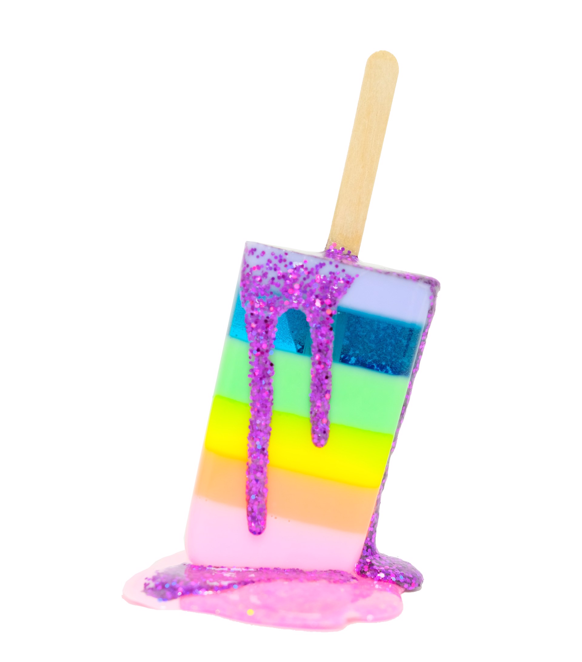 Pastel Rainbow Melting Pop by Betsy Enzensberger