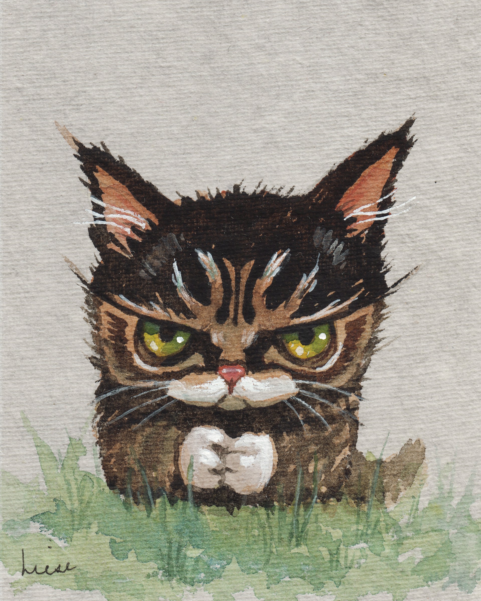 Cranky Cat by Liese Chavez