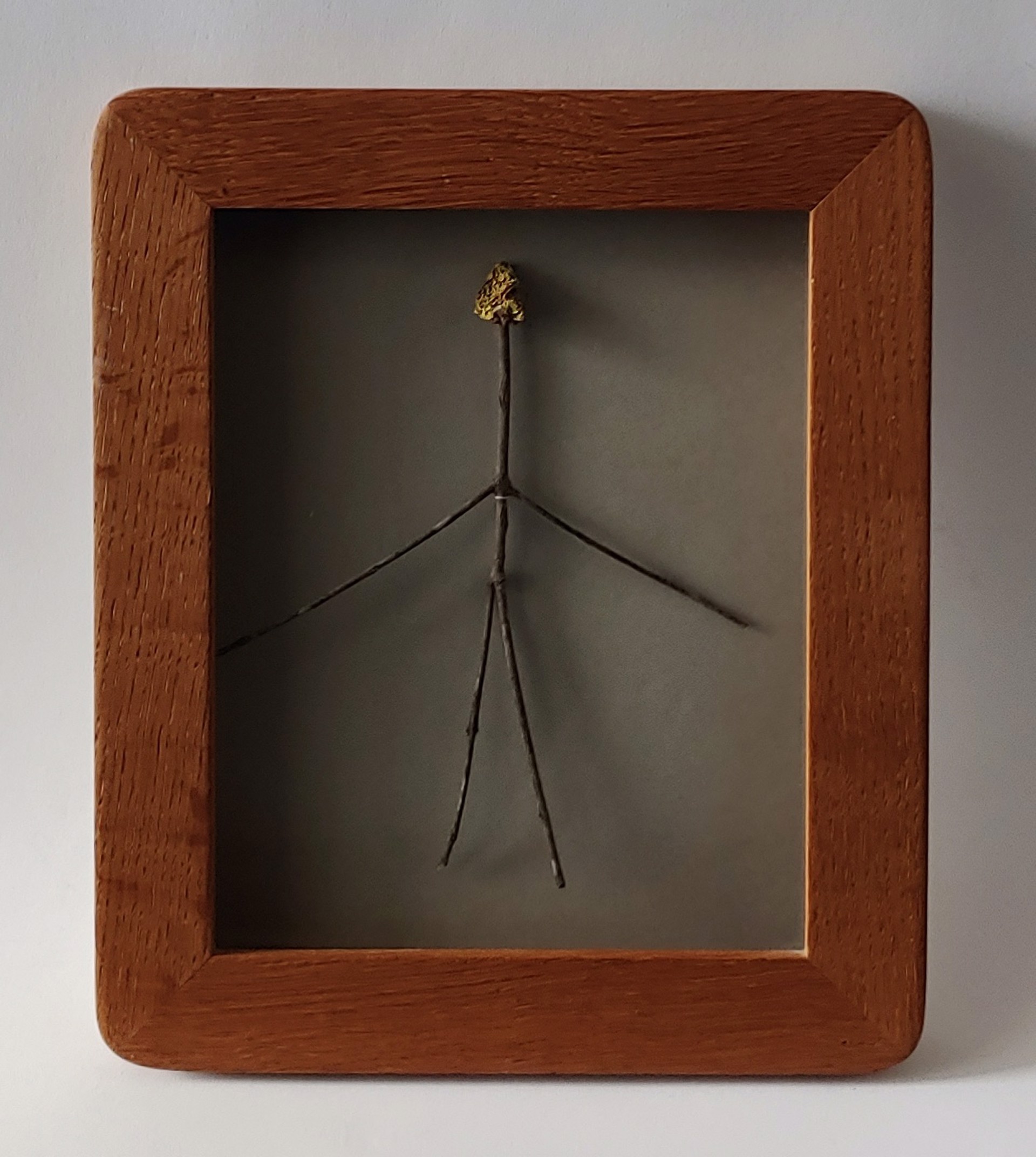 Stick Figure - Wood Sculpture by David Amdur