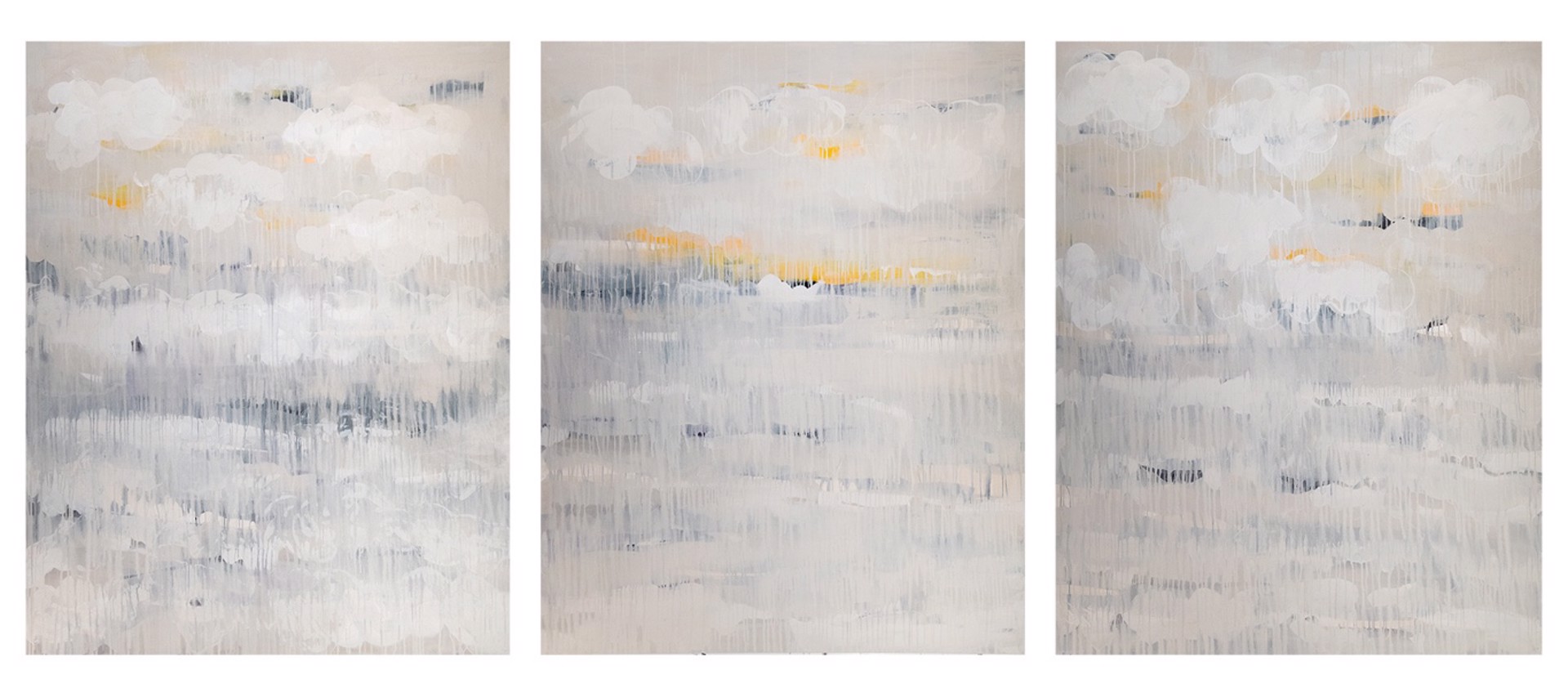 Through the Fog on a Sunny Day (Triptych) by Gregory Gummersall