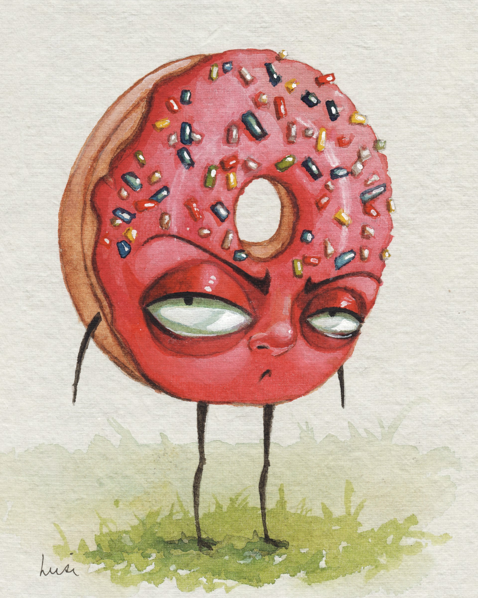 Frosted Donut of Fury by Liese Chavez