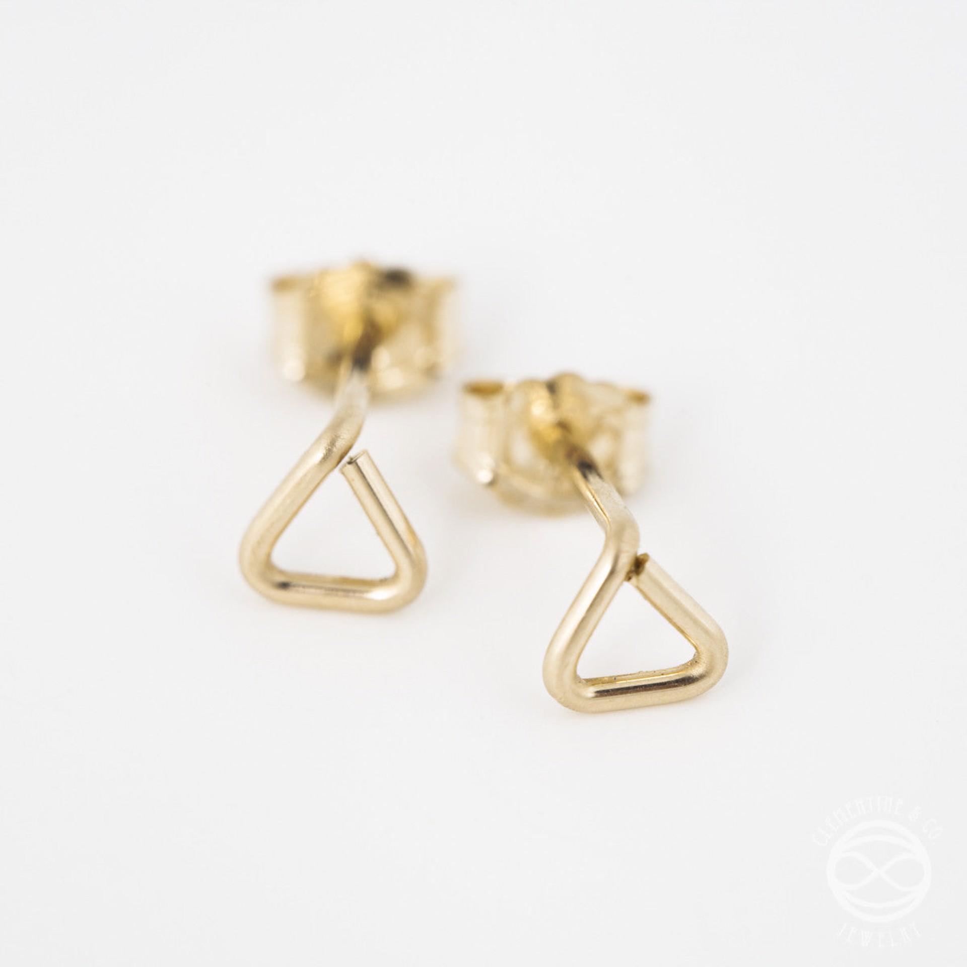 Shape Studs in Gold - Infinity by Clementine & Co. Jewelry