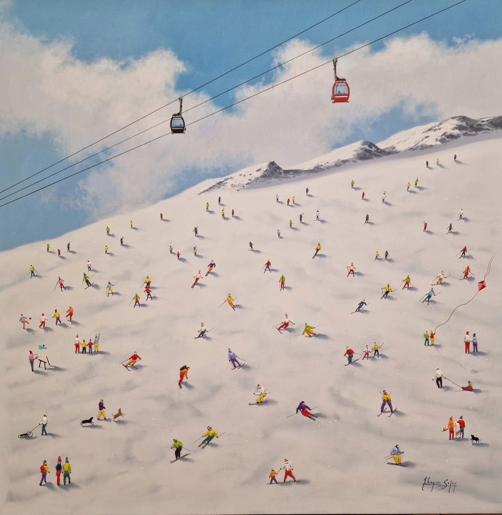 Untitled Ski by Antonio Garcia Soler