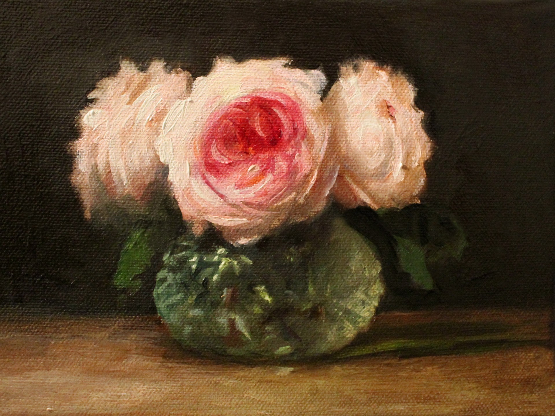 Roses in Blown Glass by Carolina Elizabeth