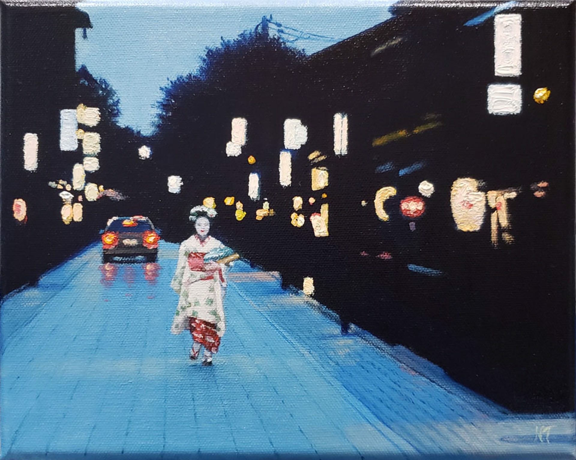 A Night in Gion by Nobuhito Tanaka