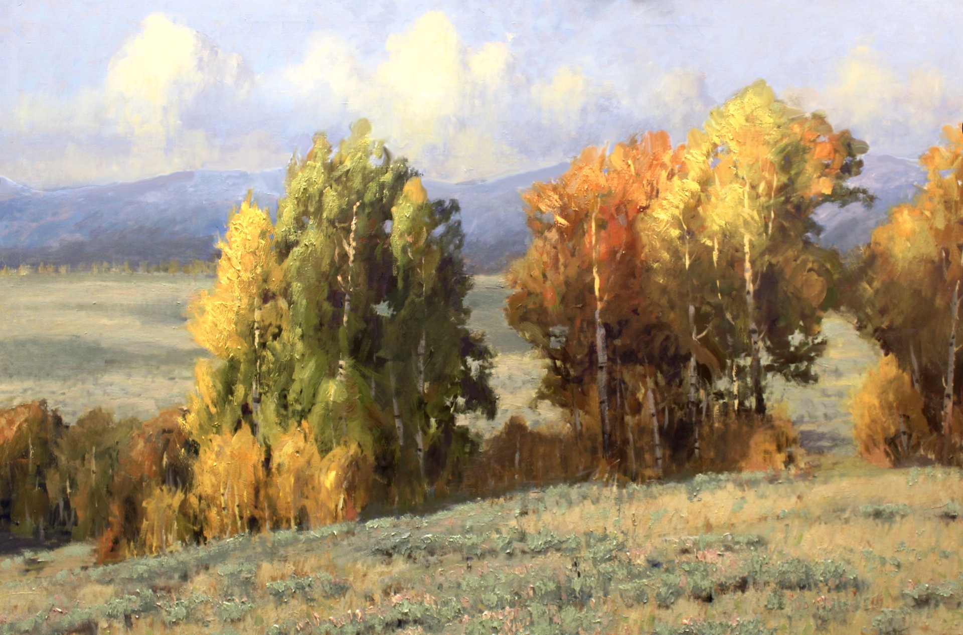 Roger Dale Brown, OPAM "Autumn Splendor" by Oil Painters of America