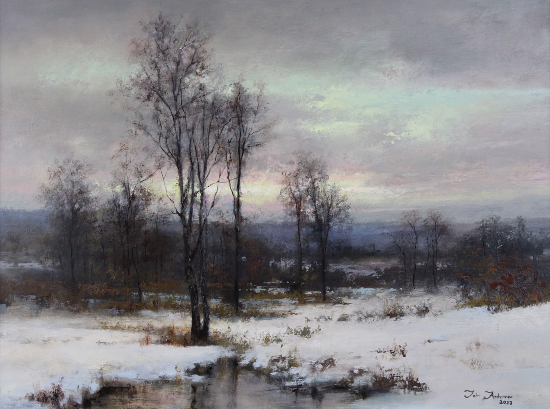 Mid - Winter by John Andersen