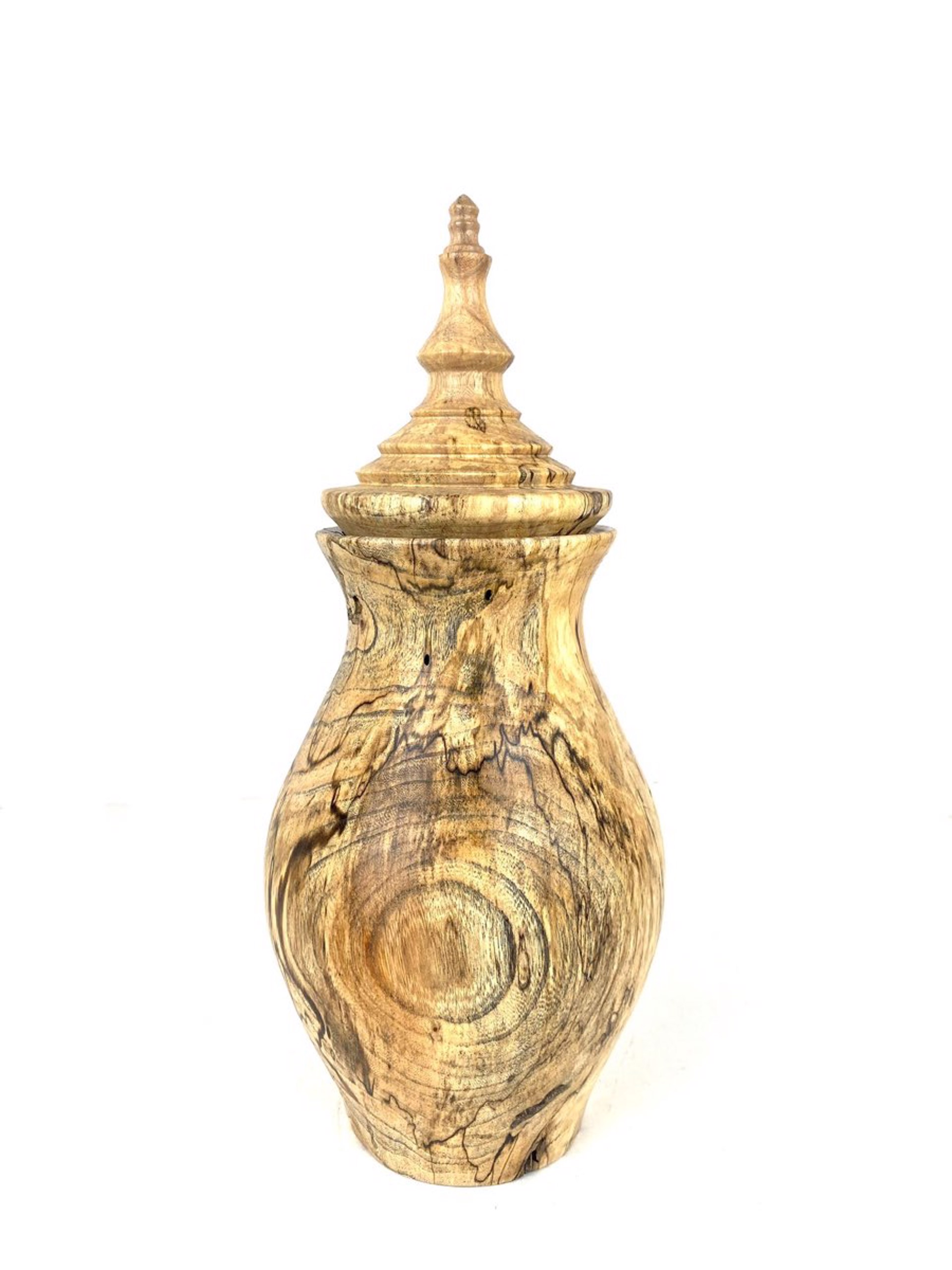 Dogwood Vase with Finial by Don Moore