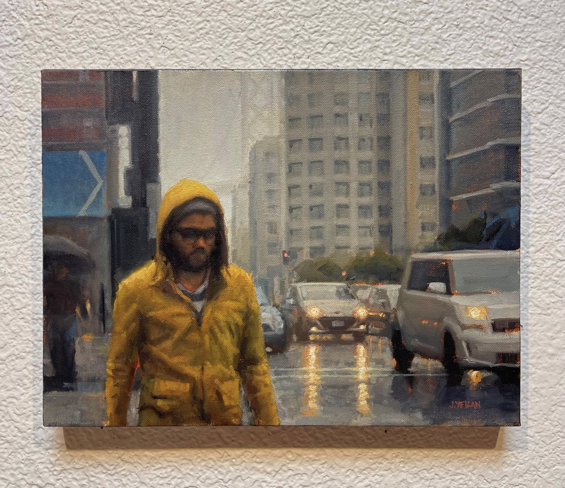 Yellow Raincoat Study by Joevic Yeban