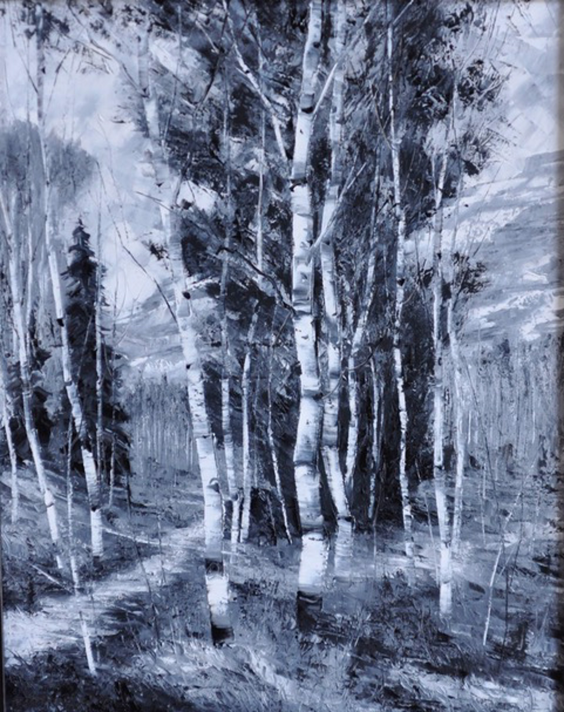 Forest in Black & White by DEAN BRADSHAW