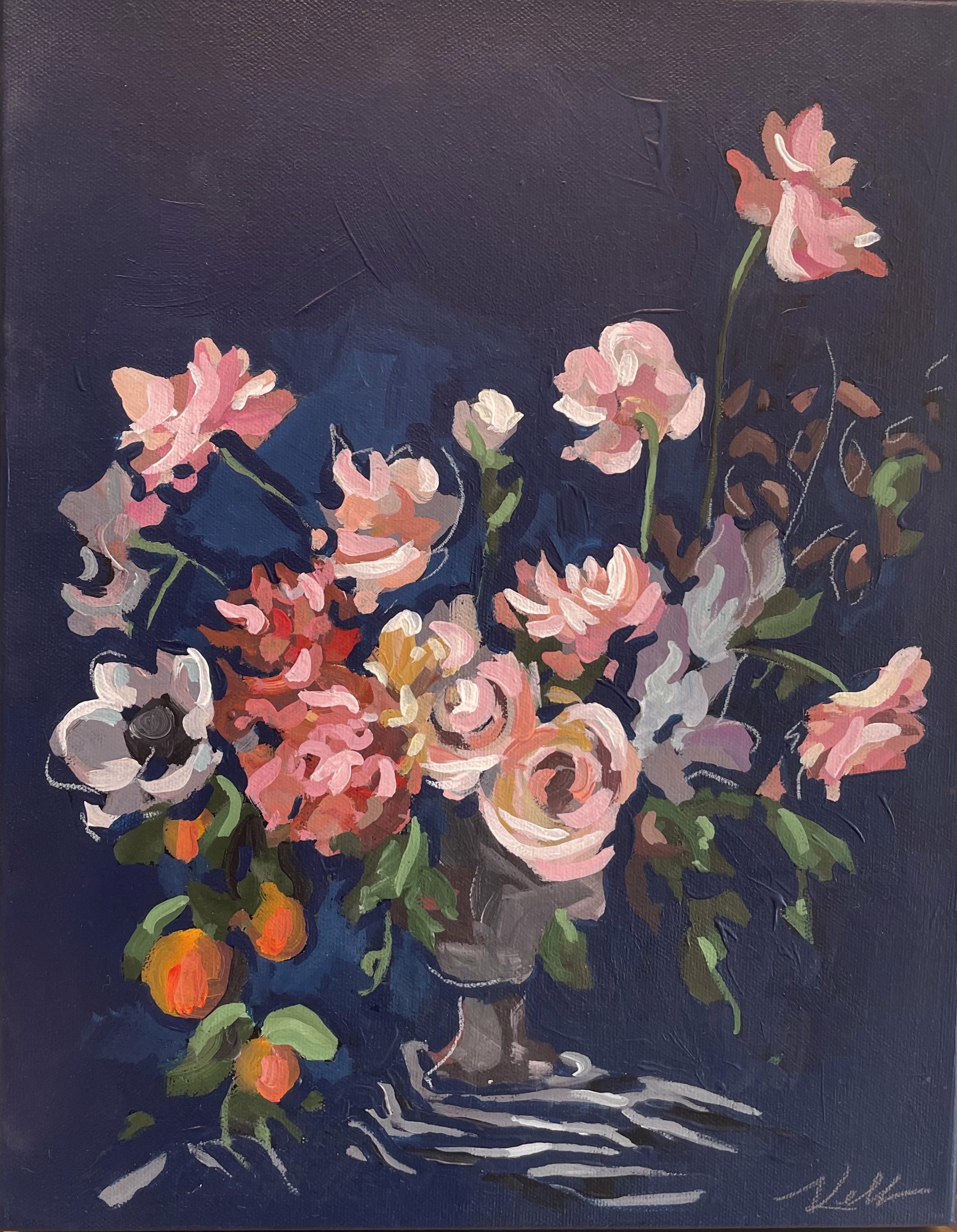 Oranges and Roses by Kellie Newsome