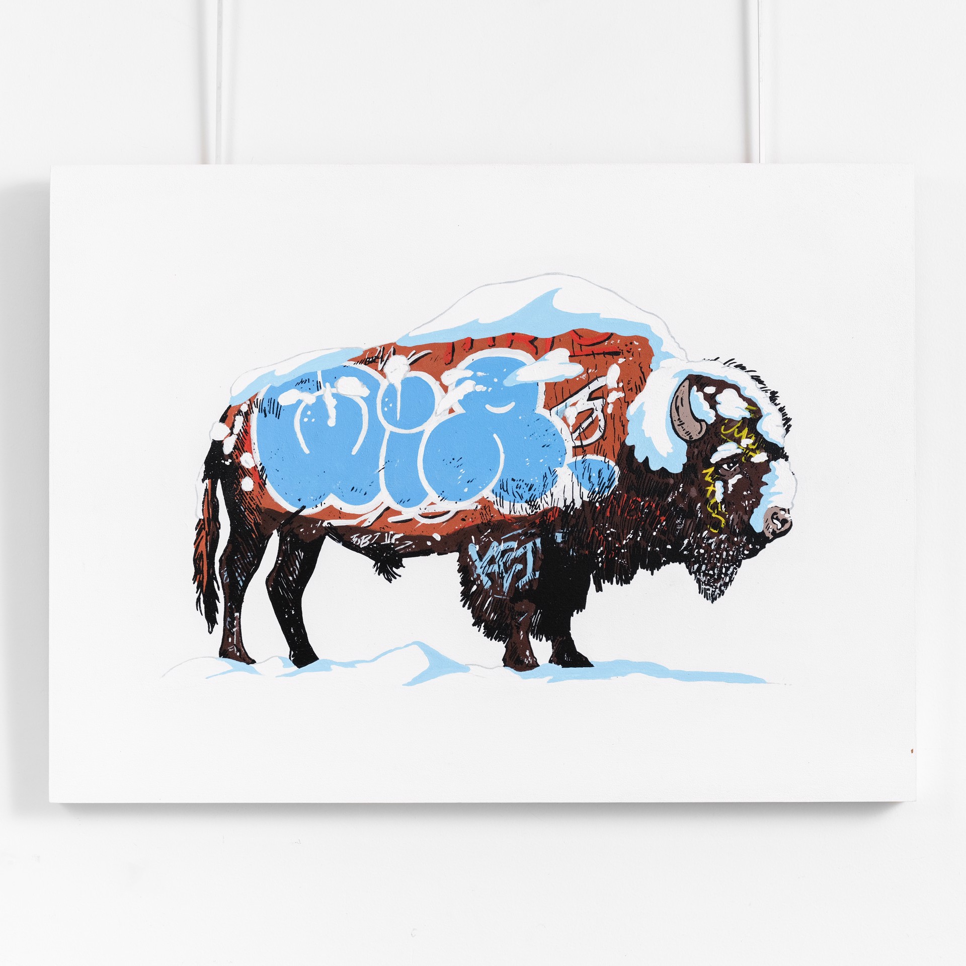 Graffiti Buffalo (Winter WIA) by Whatisadam