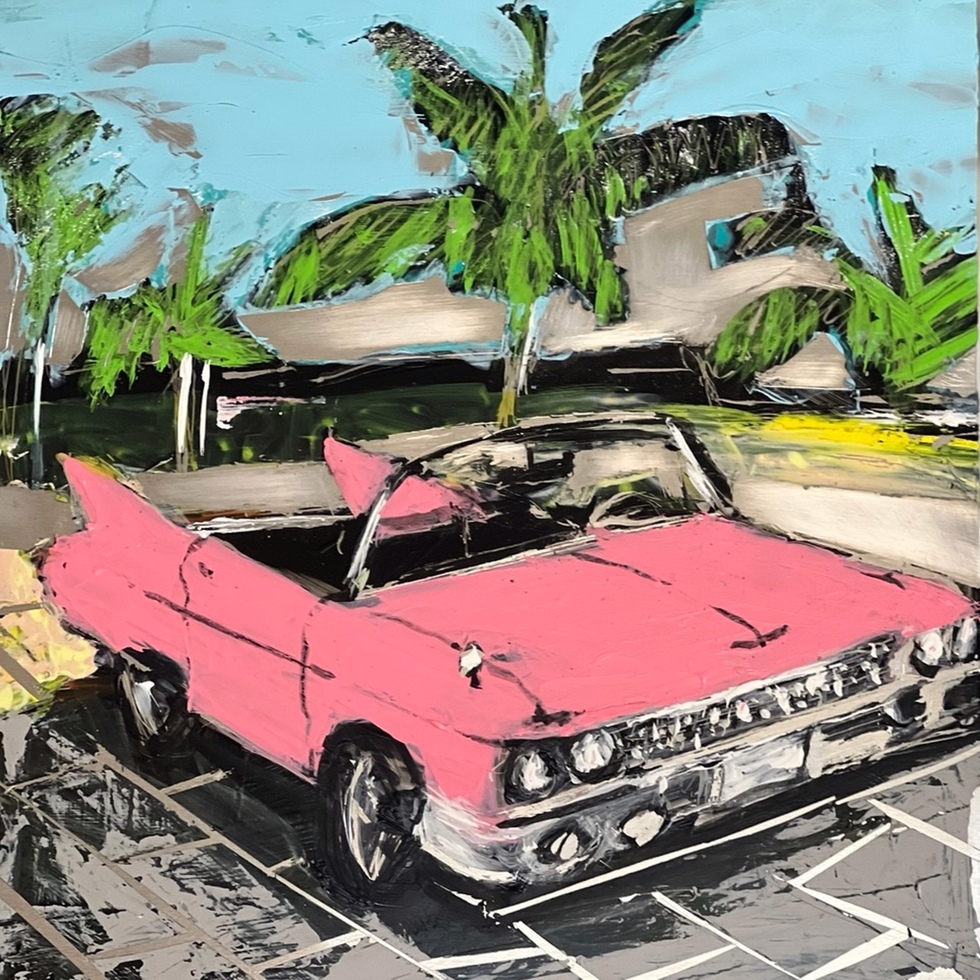 Pink Cadillac by Ana Guzman