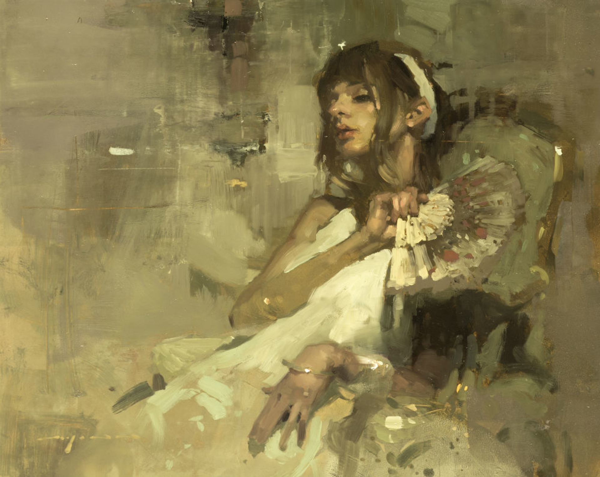 Note in Pale Yellow No. 3 by Jeremy Mann