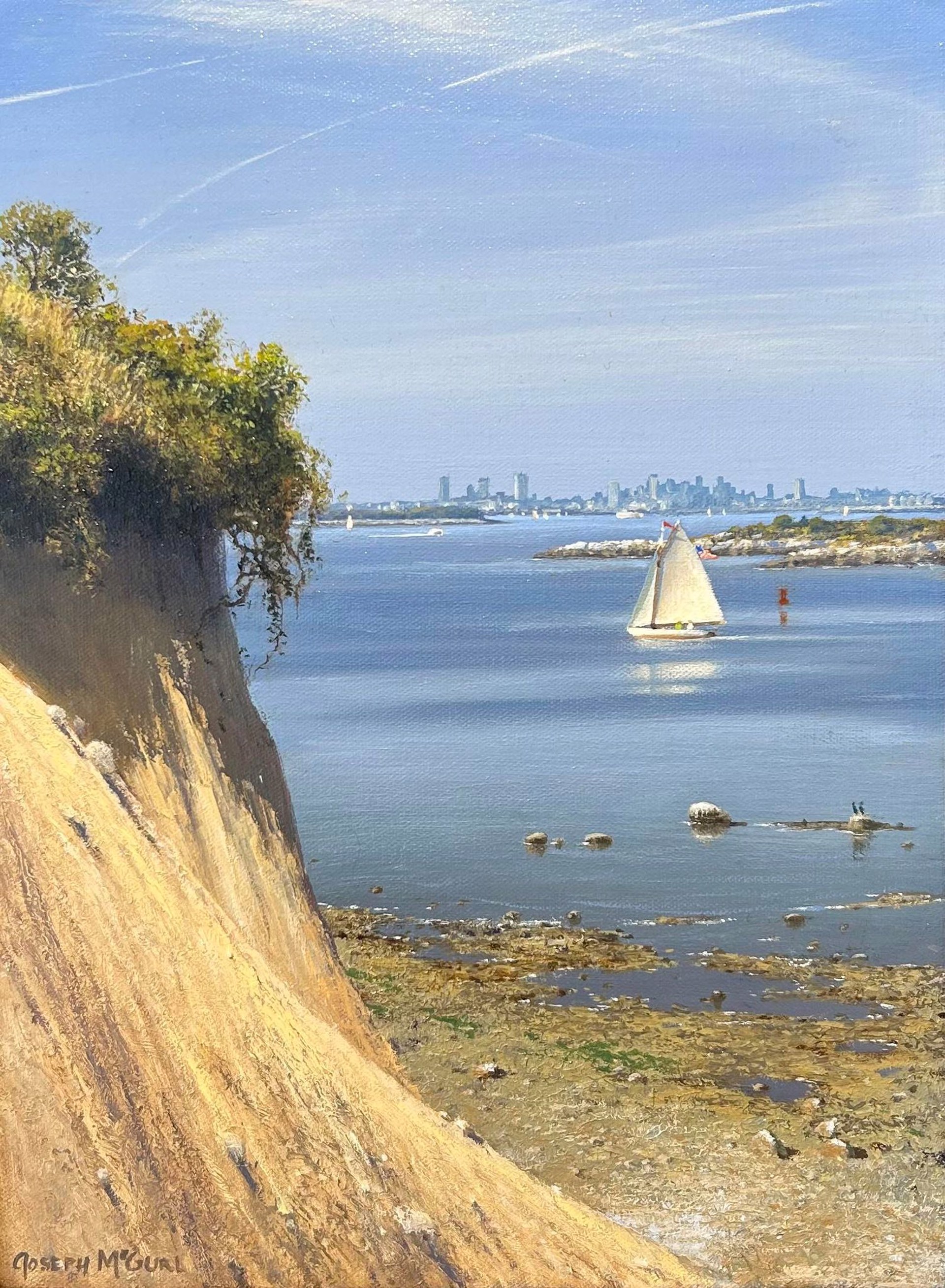 Boston Harbor Islands Project: Low Tide at Great Brewster Island by Joseph McGurl