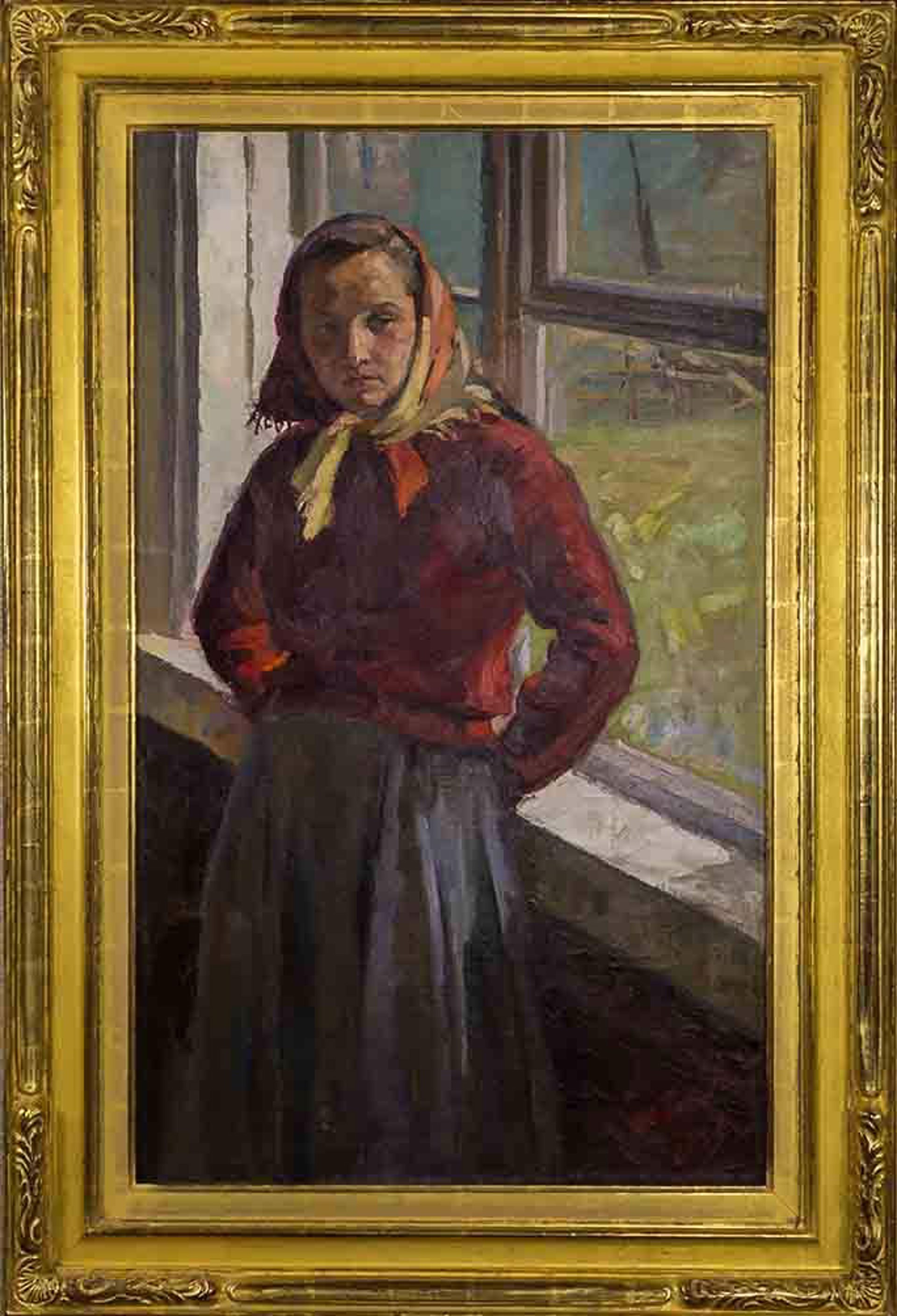 Girl by the Window by Fiodor Baranovksy