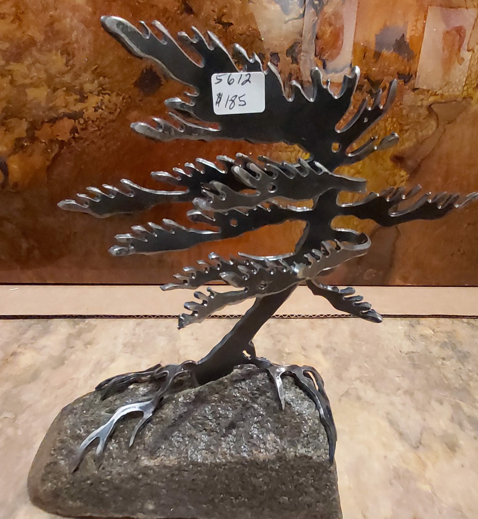 Windswept Pine on Rock 5612 by Cathy Mark