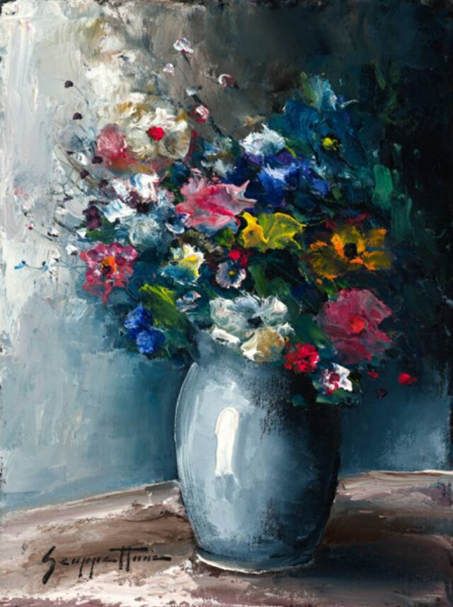 Mixed Bouquet (AP) by James Scoppettone