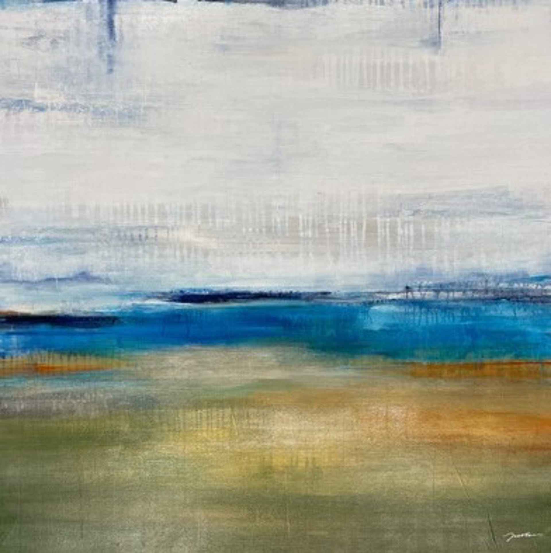 Shore at Low Tide 1 by Liz Jardine