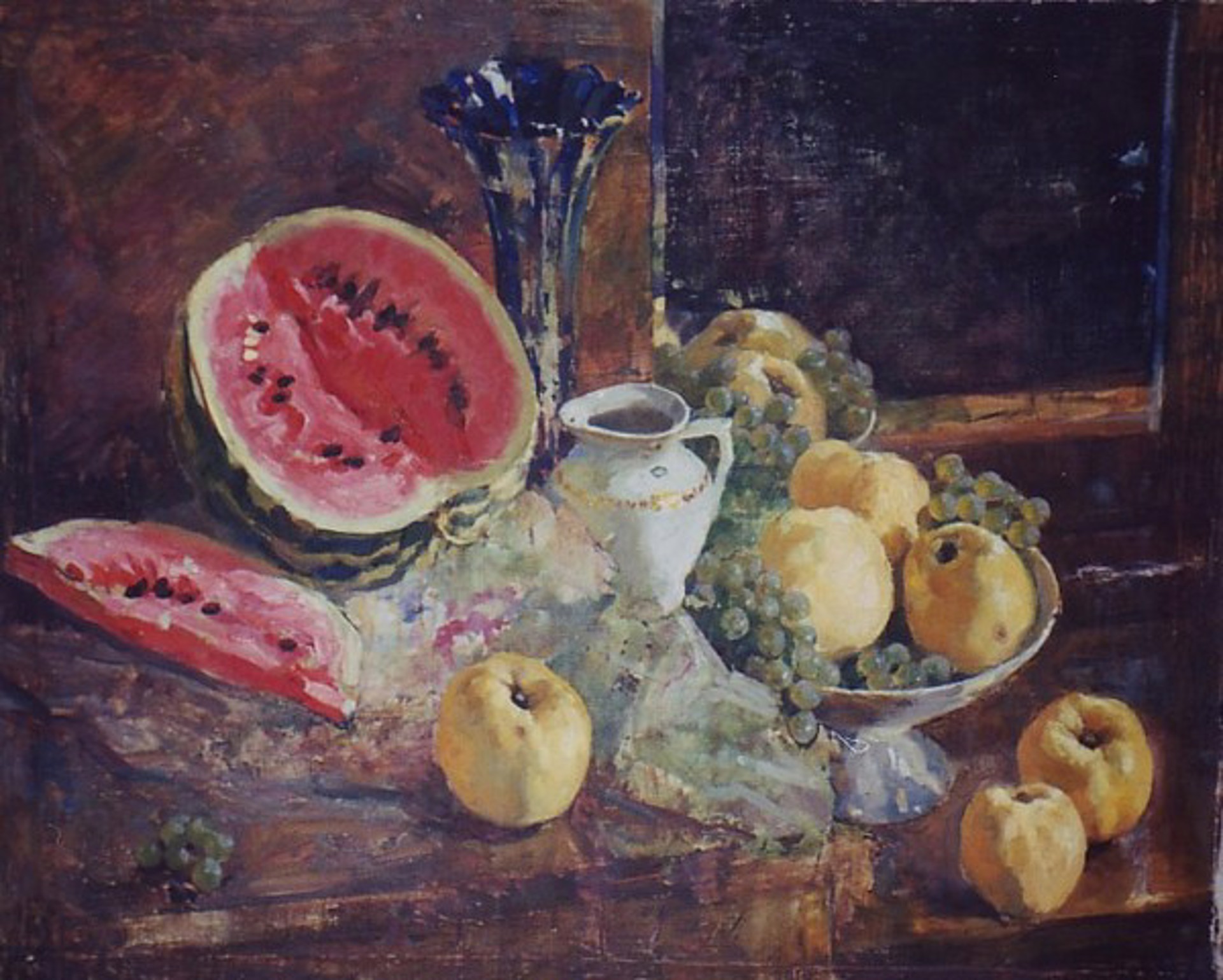 Watermelon and Apples by Mikhail Antonchik