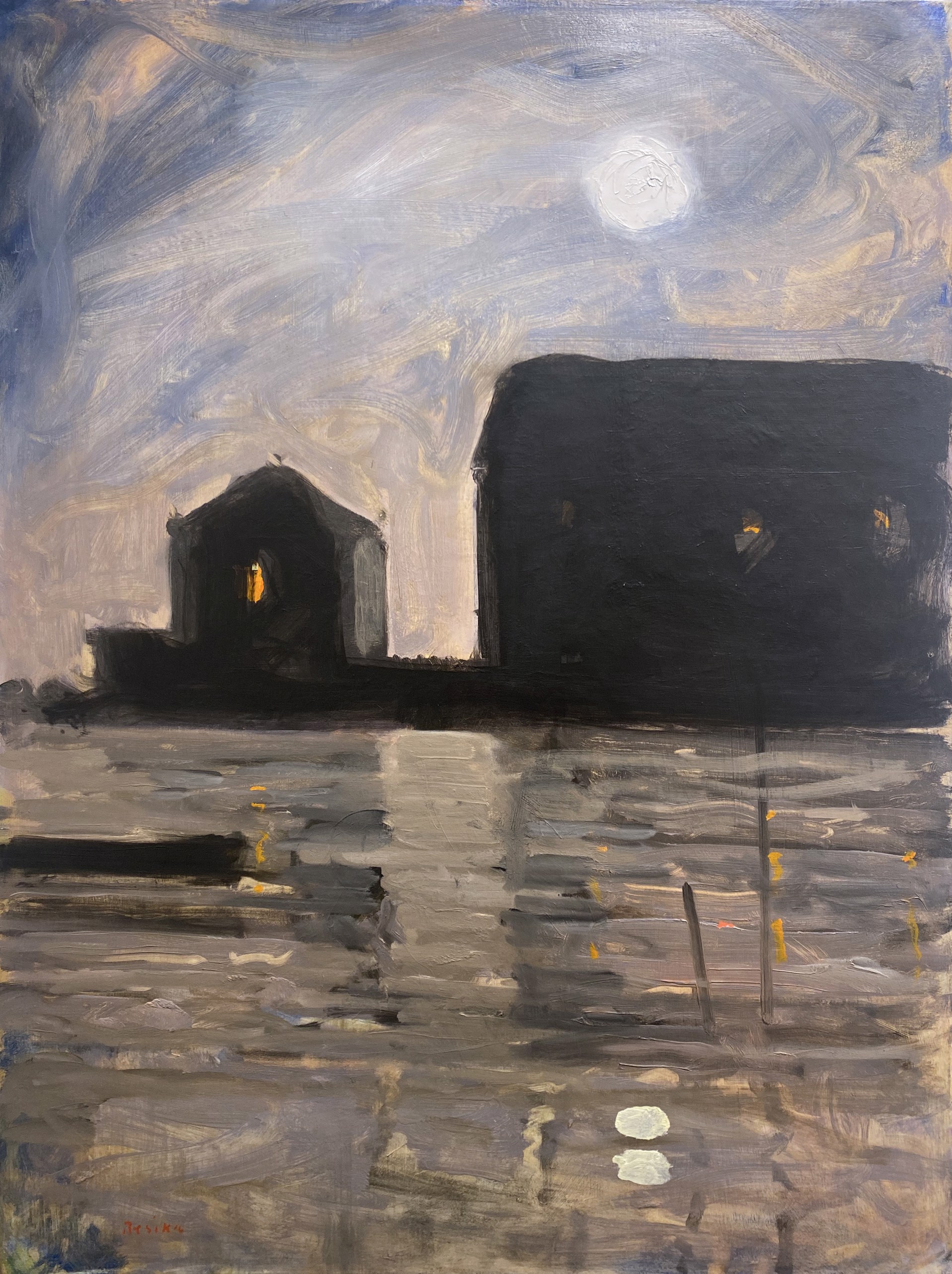 Moonlight Black by Paul Resika