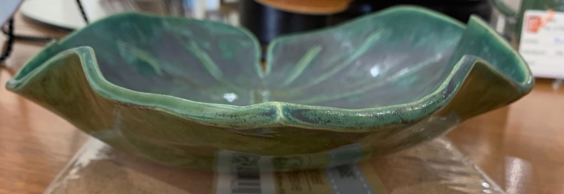 Green Leaf Bowl (Large) by Abimbola Fagbenle