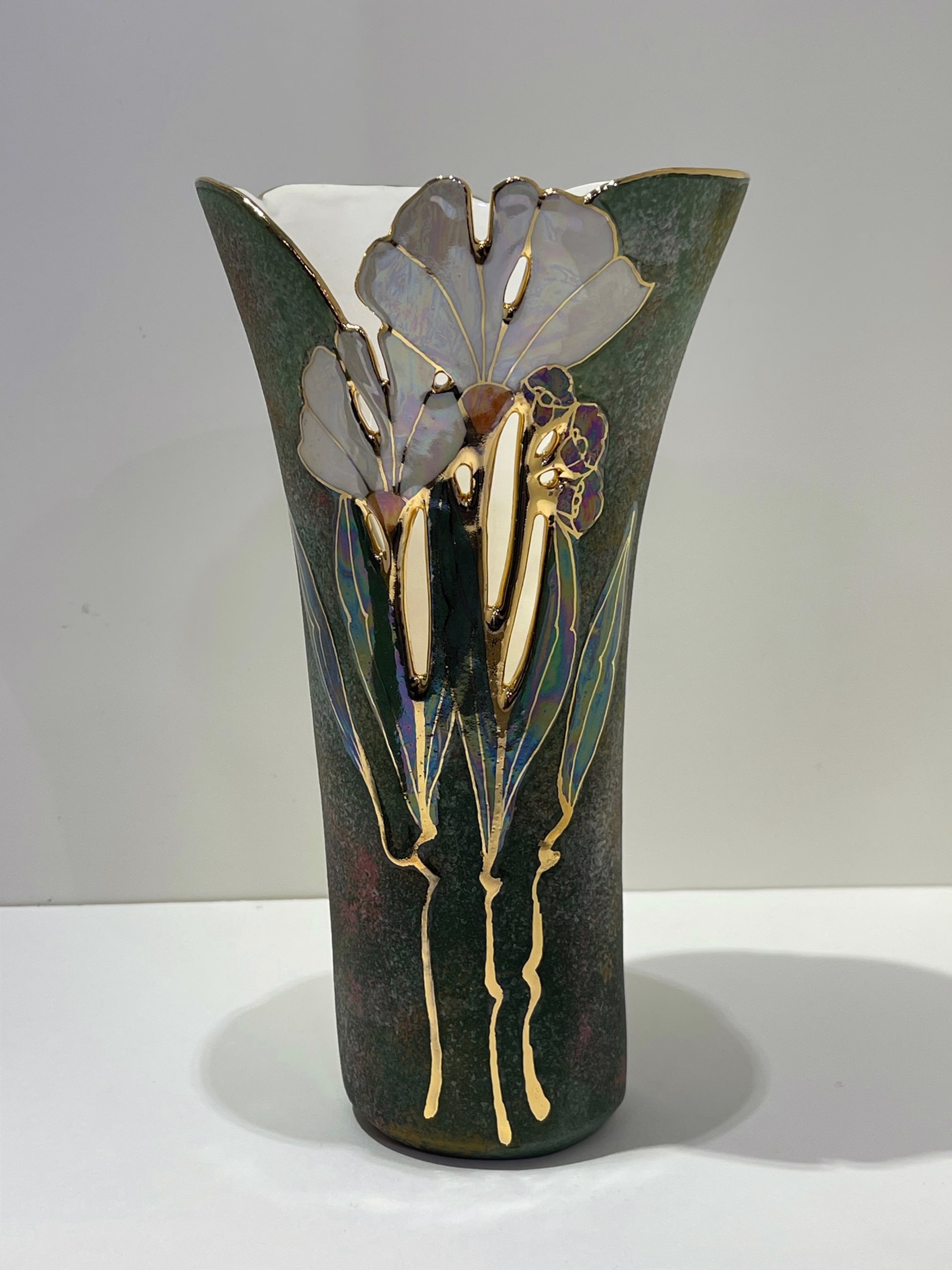 Small Vase Meadow Green by Jan Phelan