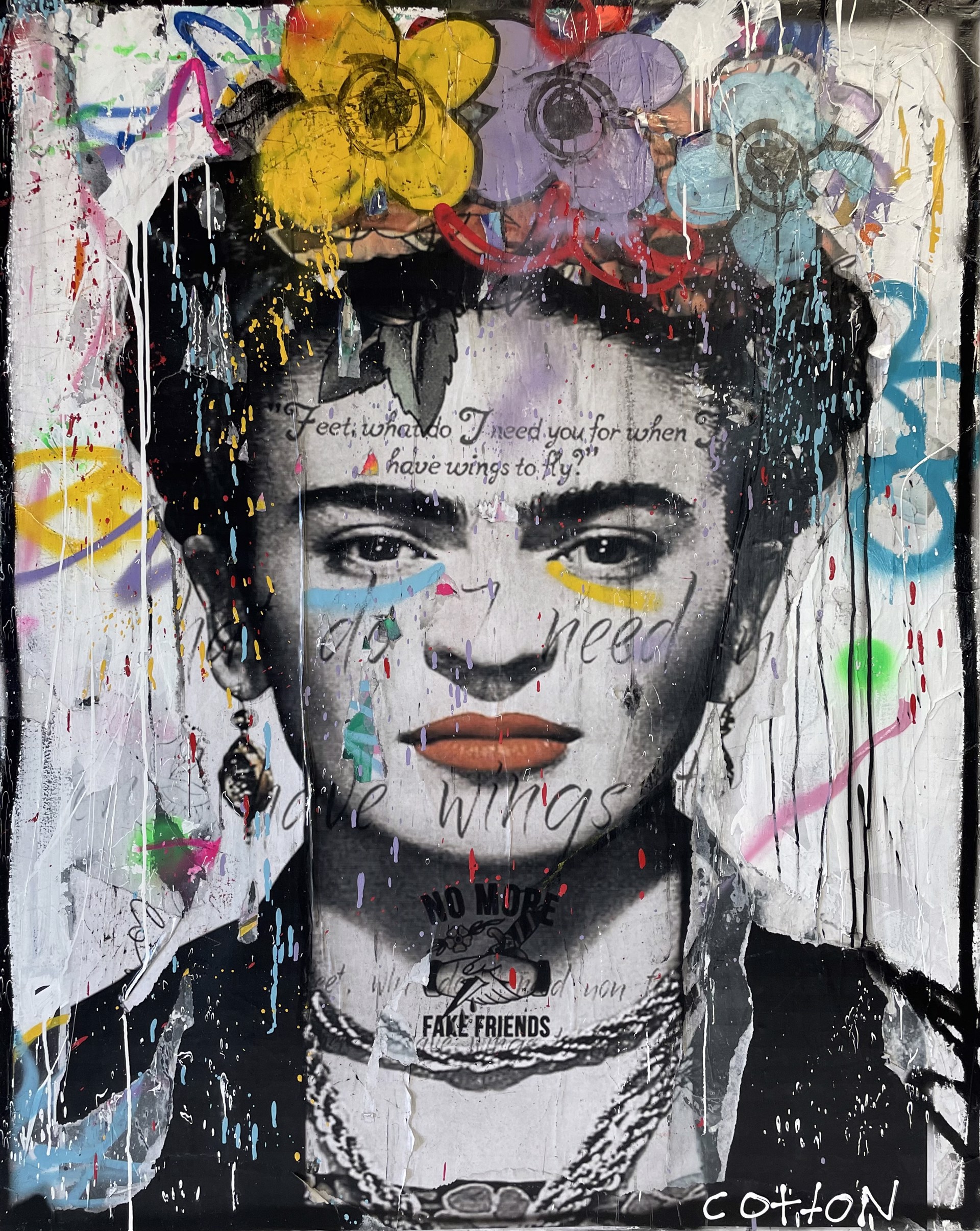 Frida Kahlo (Do I Need Wings) by Andrew Cotton