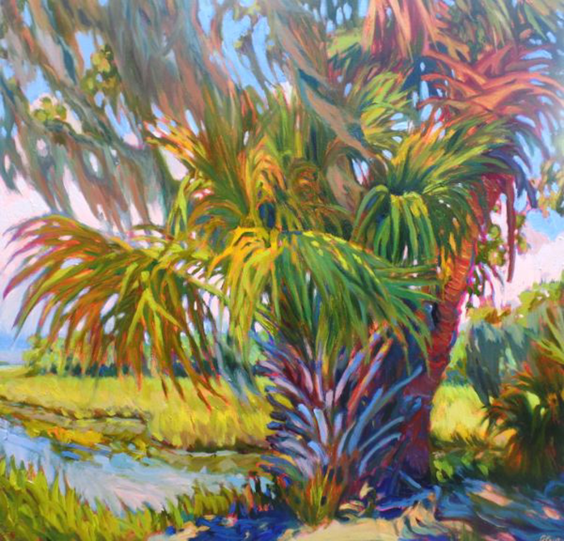 Mossy Palm Cut by Olessia Maximenko