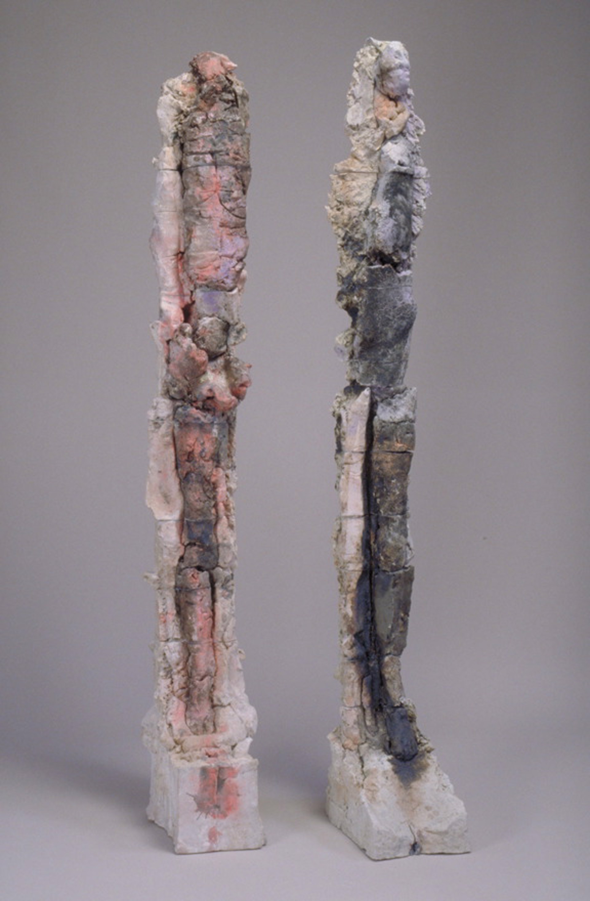 Figure Column XIV & Figure Column XV by Stephen De Staebler