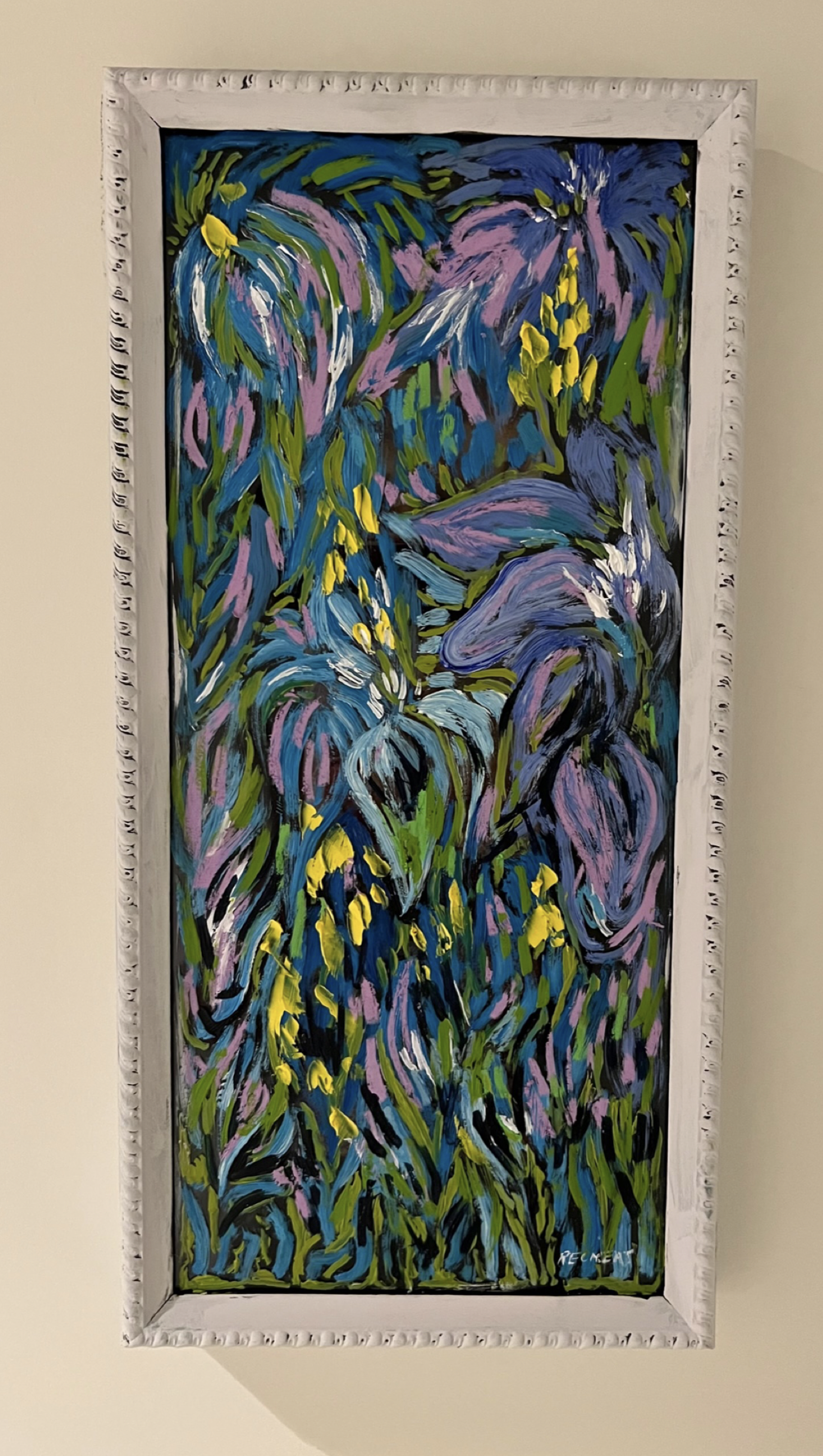 Lillies in Blue by Olivia Reckert