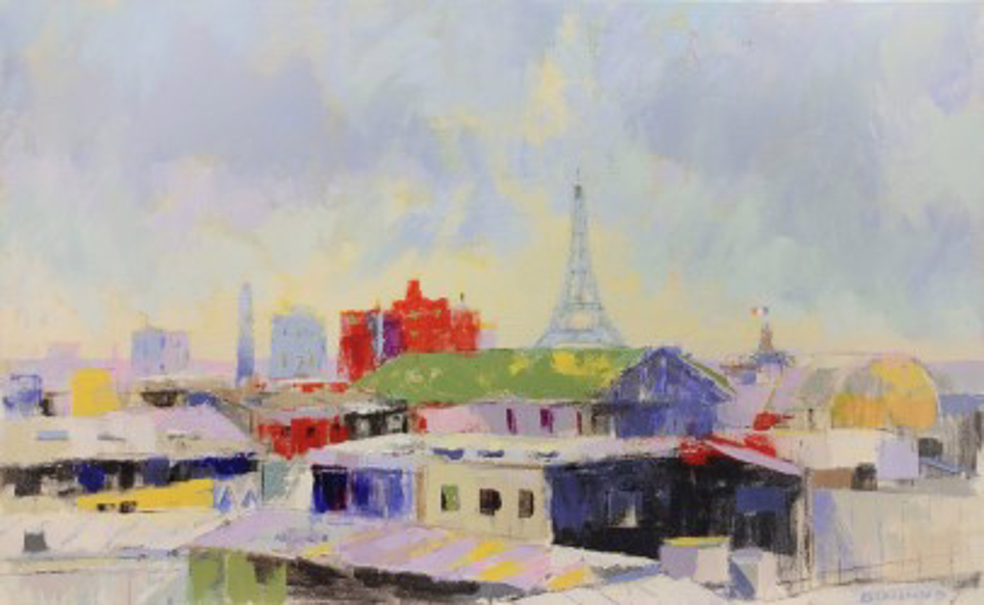 Parisian Rooftops by Steve Dininno