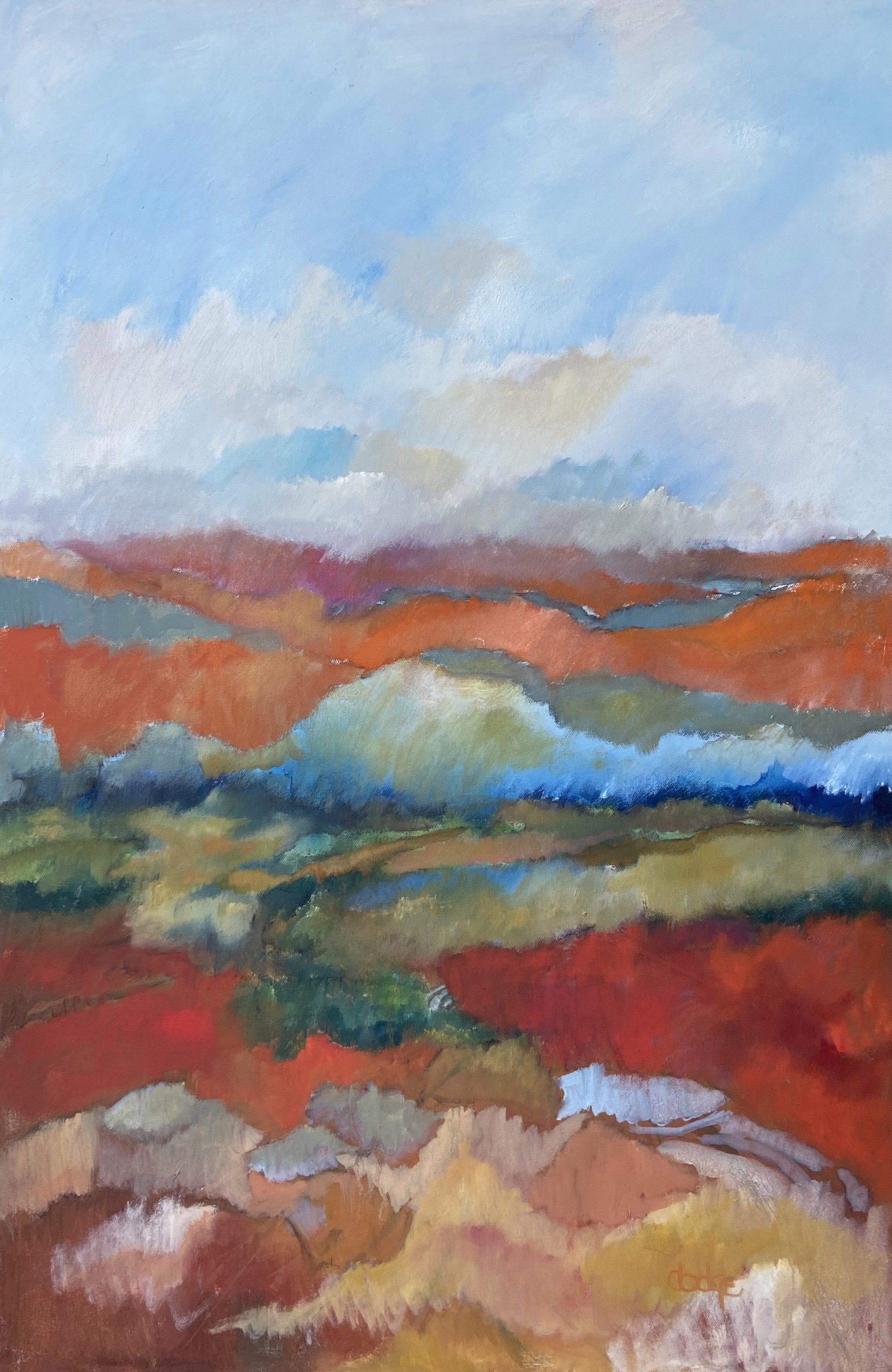 Calm In The Valley by Beverly Dodge Radefeld