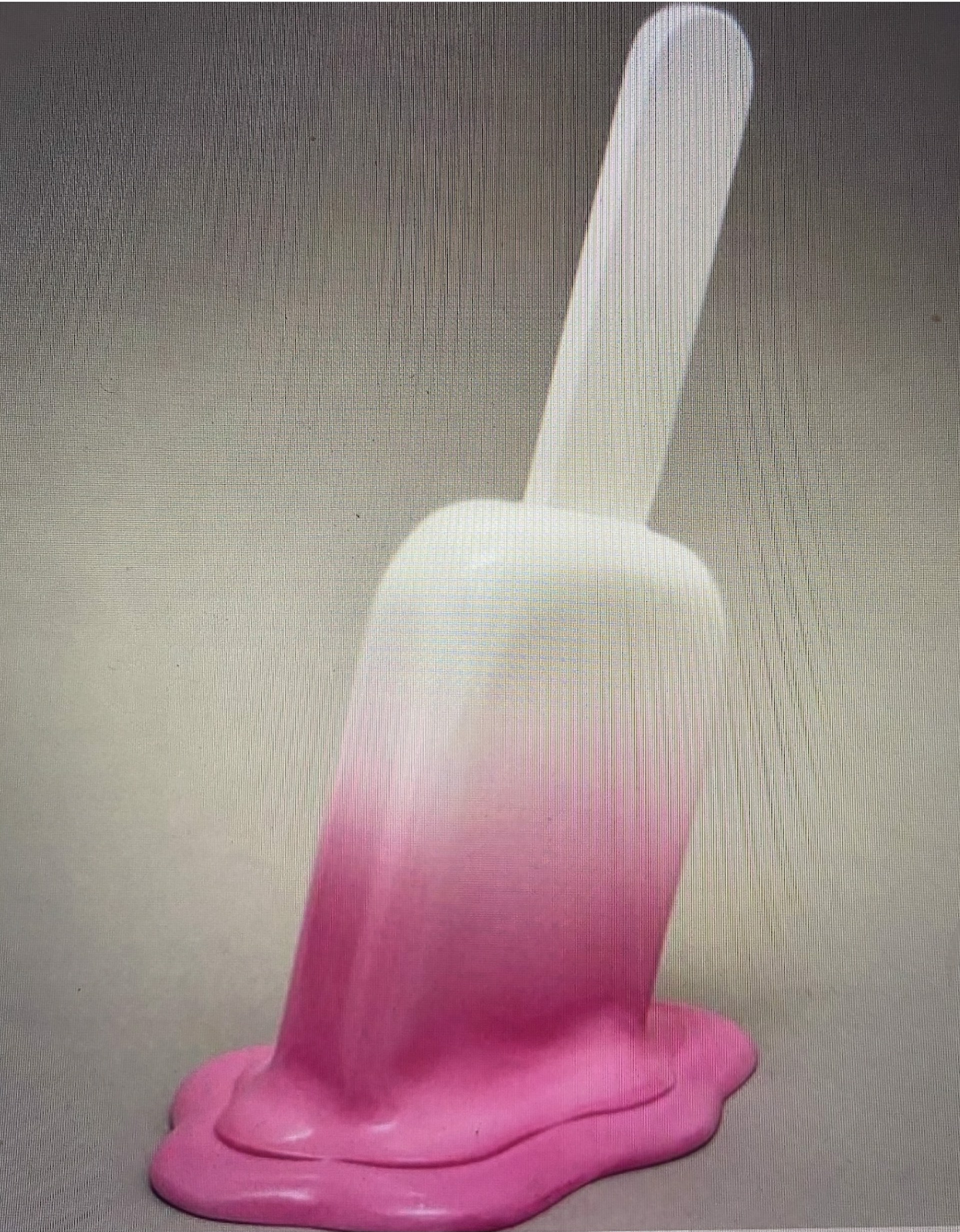 The Sweet Life, Small Popsicle, 12 Inches, White/Pink by Popsicles  by Elena Bulatova