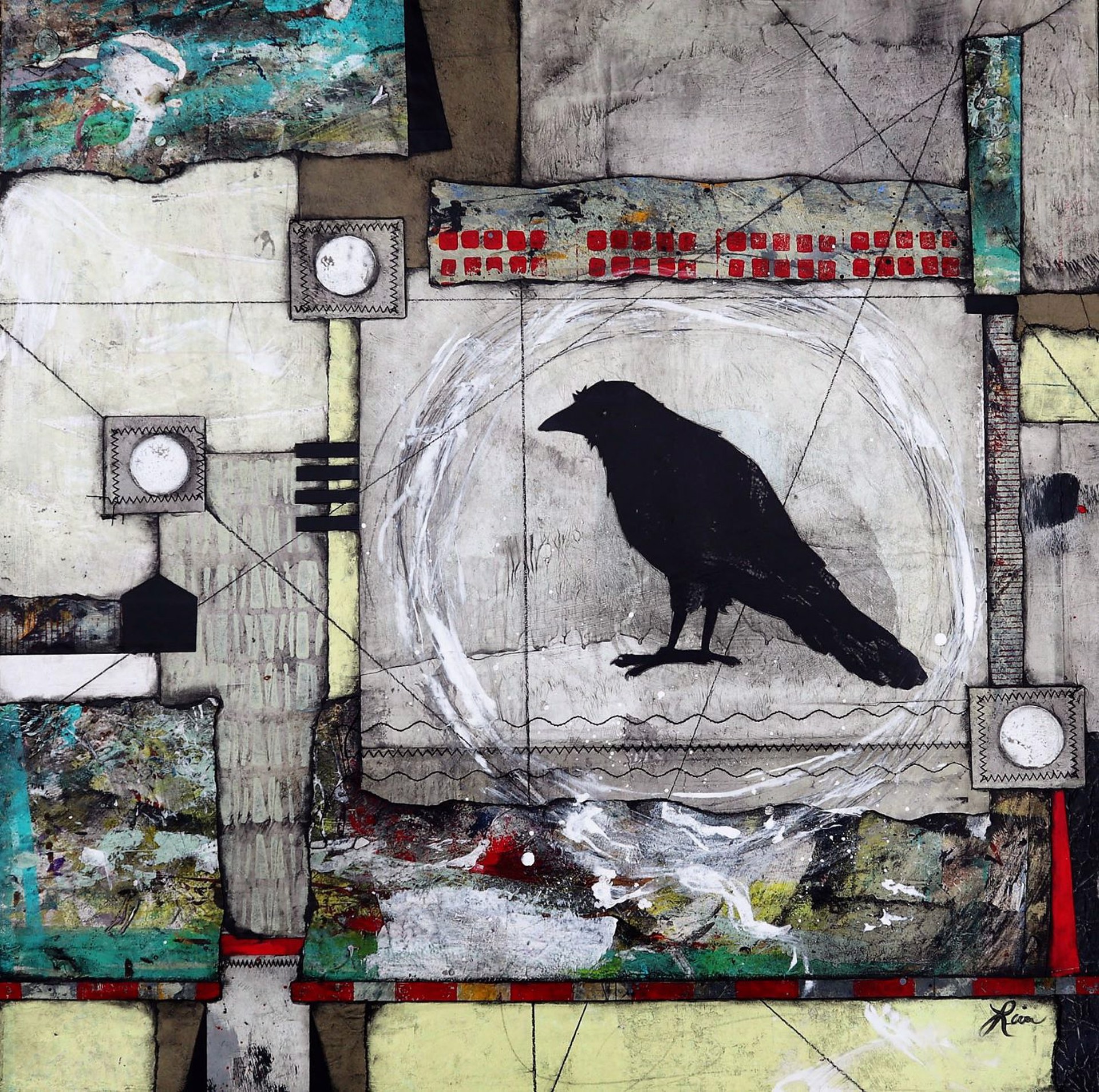 Crow Next to the House by Laura Lein-Svencner