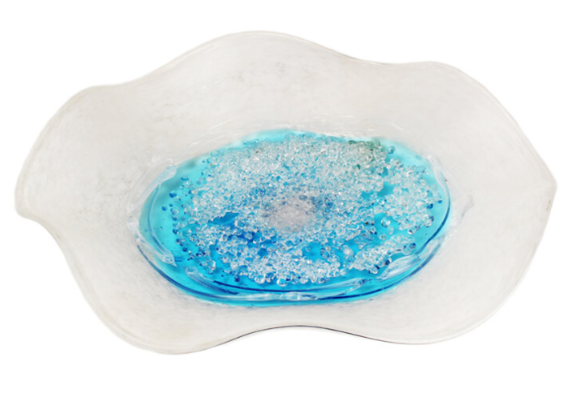 Hard Candy Round Table Dish - 7328TB by V Handblown Glass