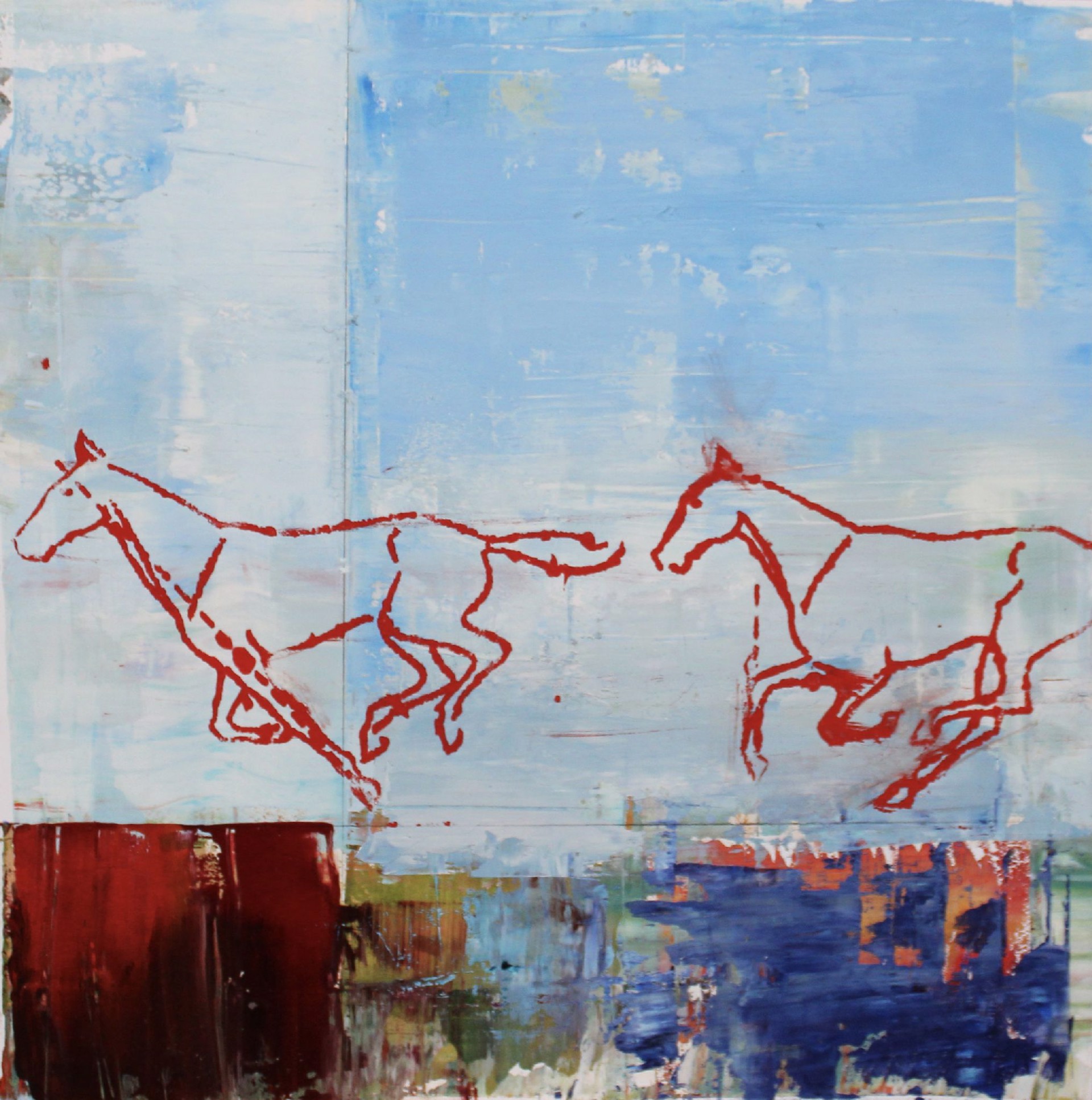 A Horse of a Different Color (Red) by Douglas Schneider