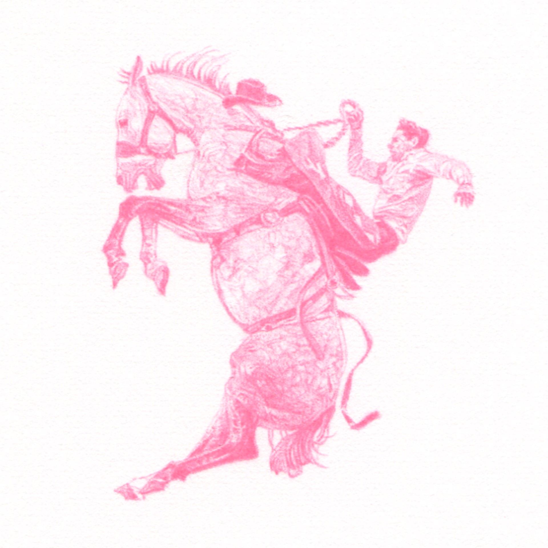Untitled (Bronc Rider #4343) by Clayton Porter