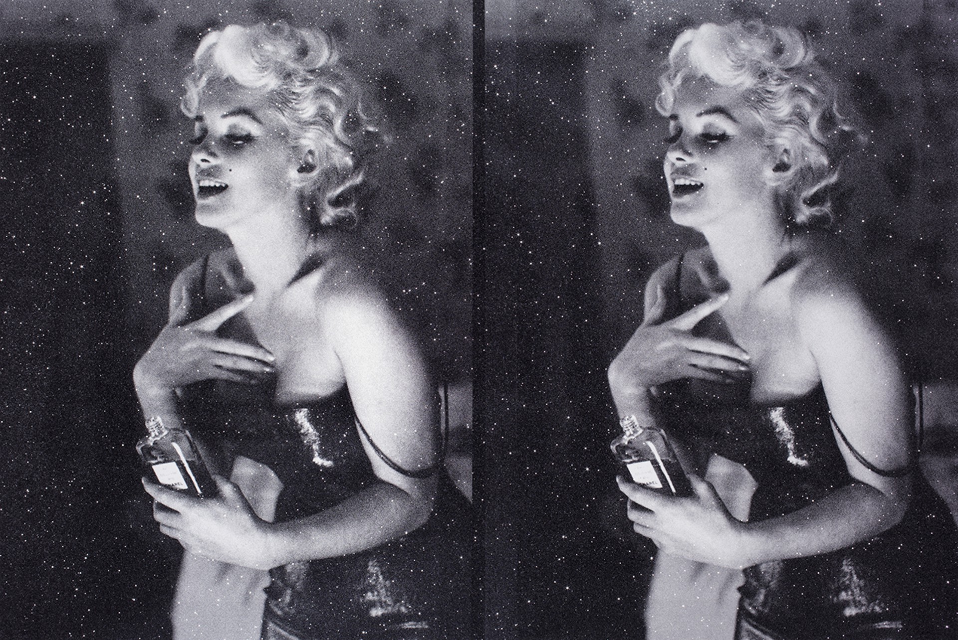 Marilyn Diptych Snow White by Russell Young