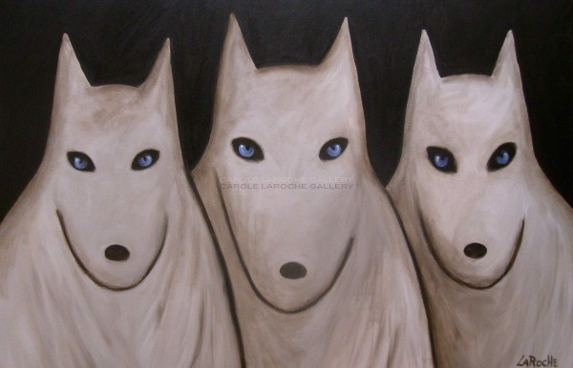 THE ARCTIC WOLVES by Carole LaRoche