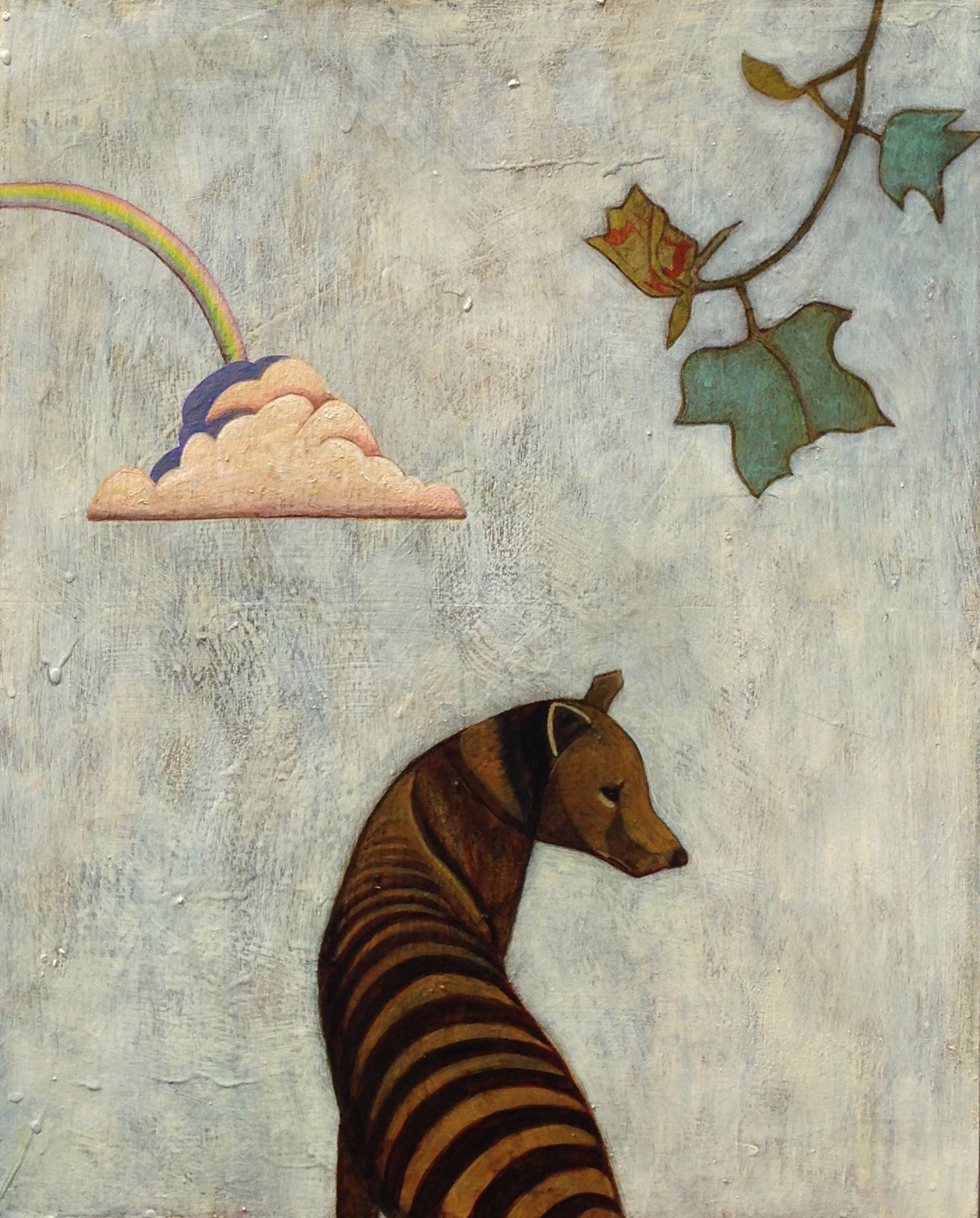 Rainbow Over Hobart by Phyllis Stapler