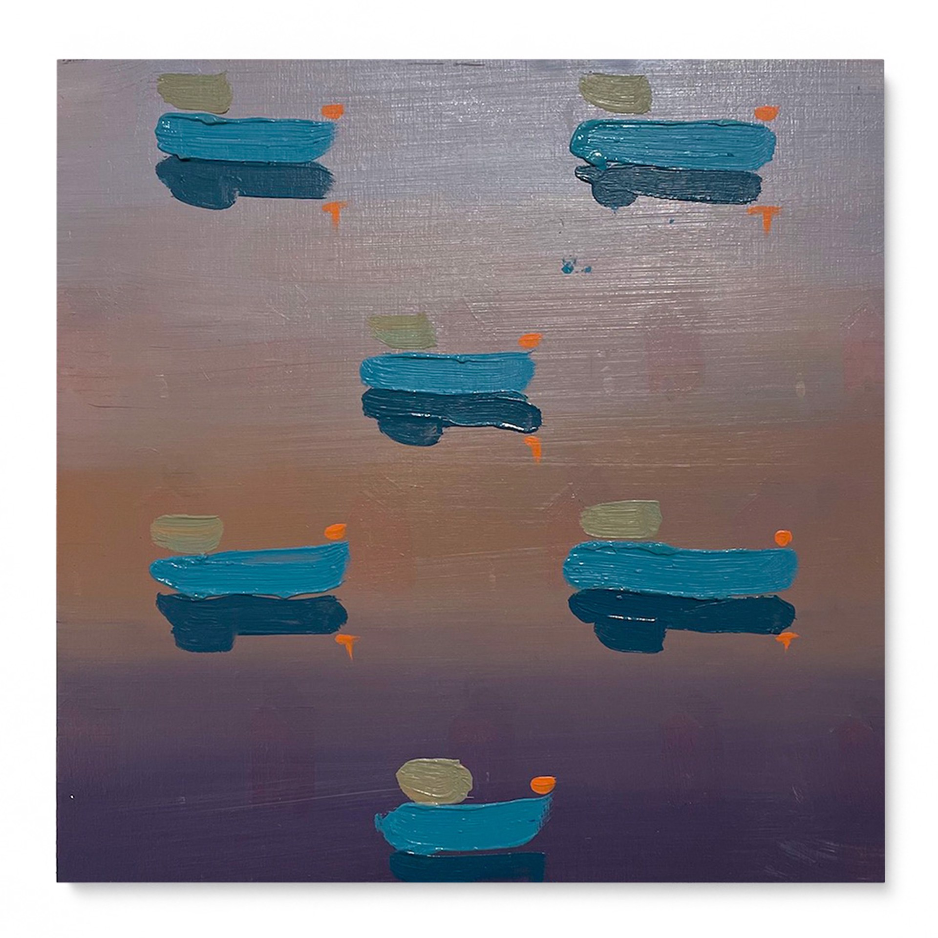 Ships at twilight by Dan Pelonis