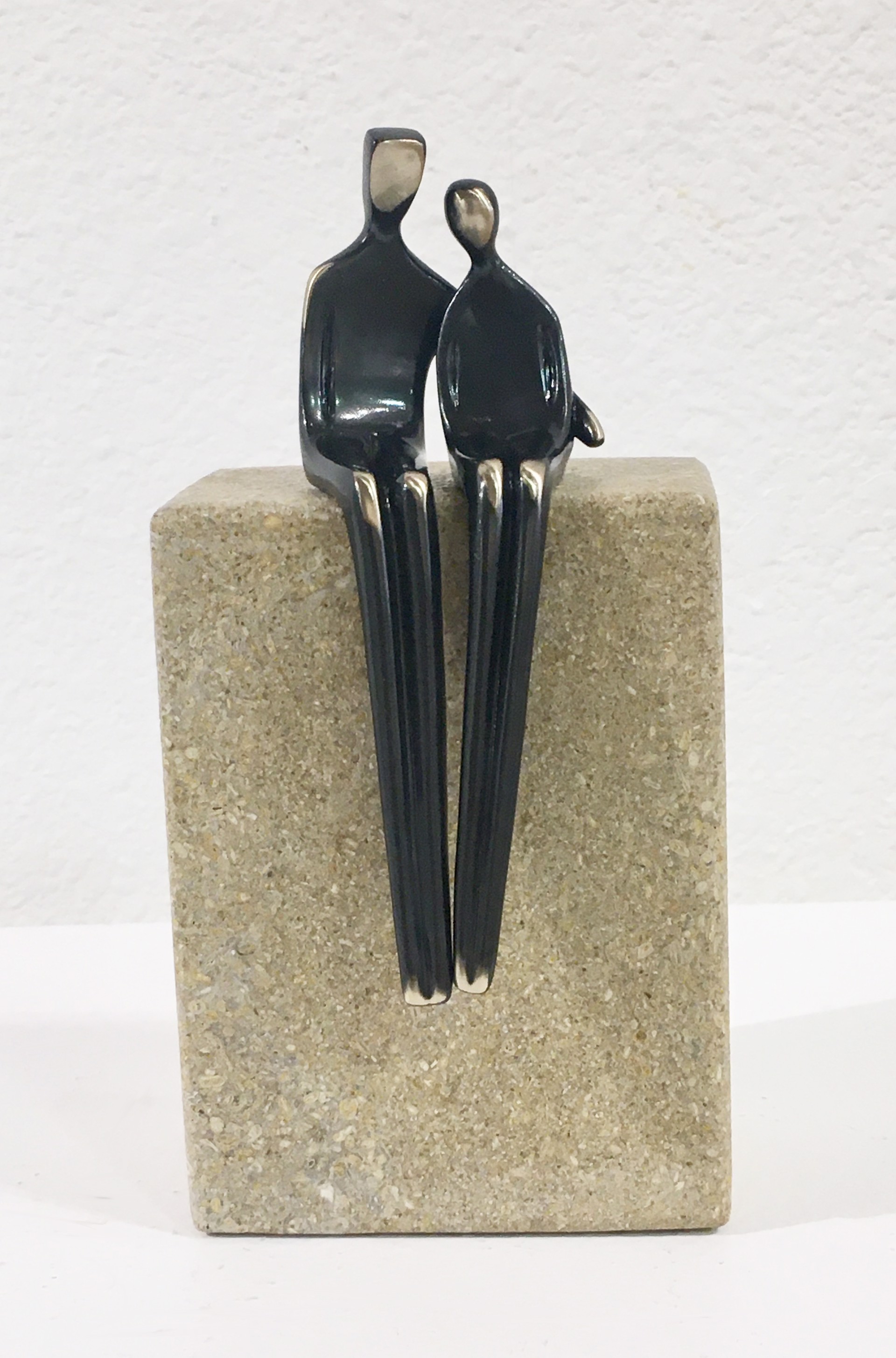 5" Couple (arm around) with Base by YENNY COCQ