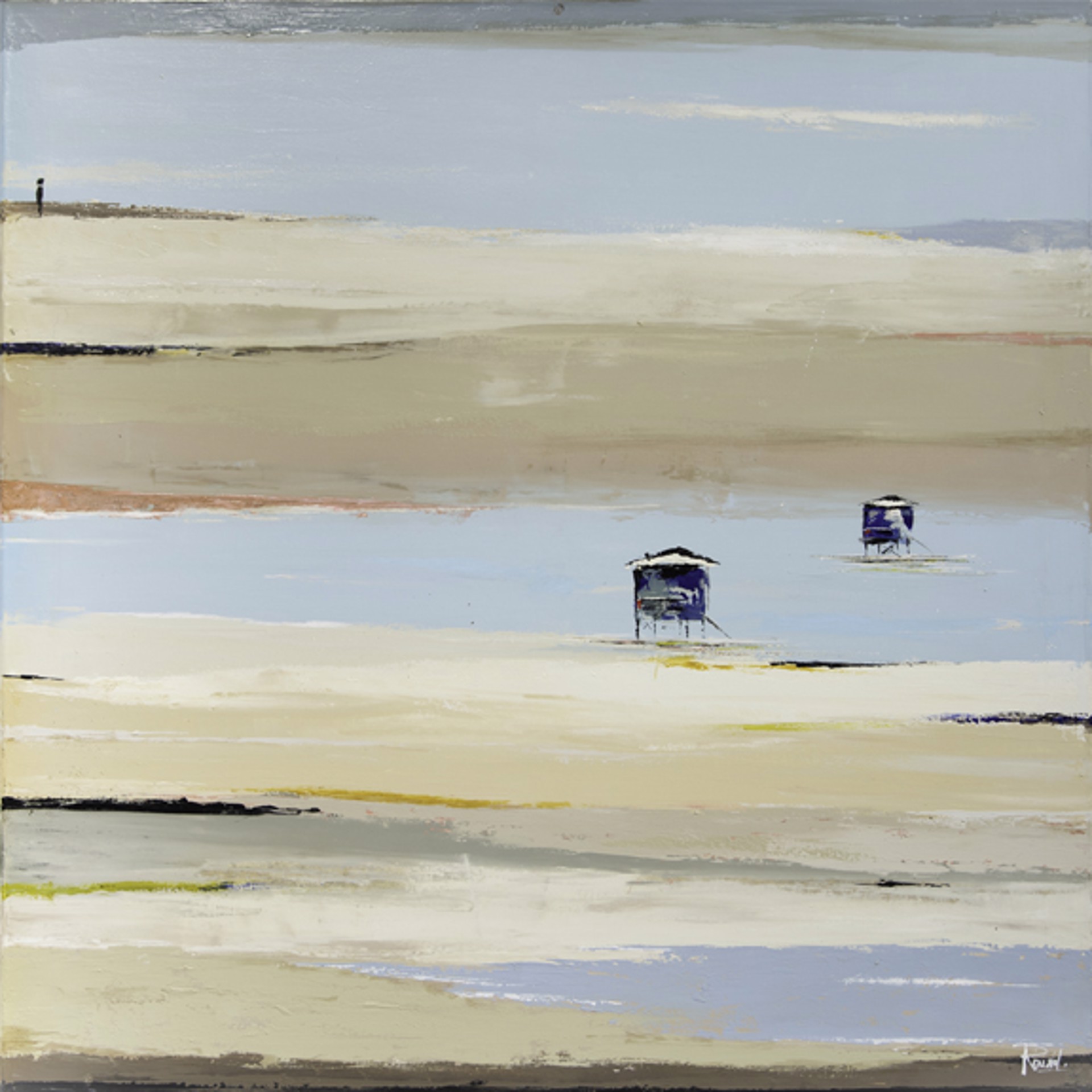 Petit Matin Au Bassin by Philippe Roussel