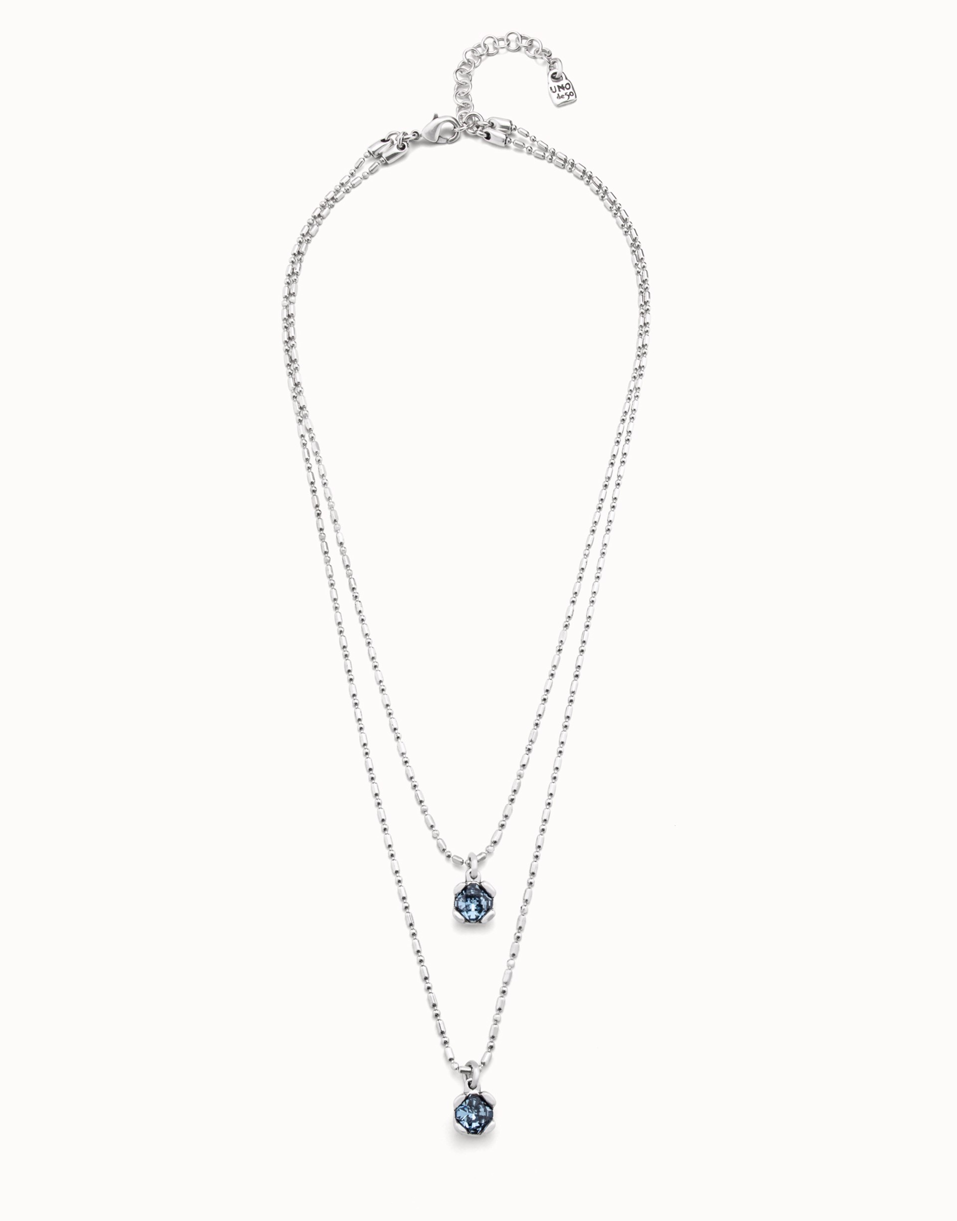Aura Blue Necklace by UNO DE 50