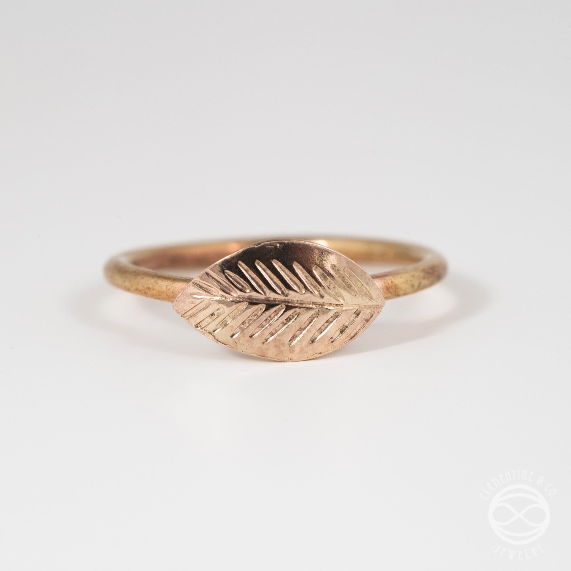 Leaf Ring - 4 / 14k Gold Fill by Clementine & Co. Jewelry