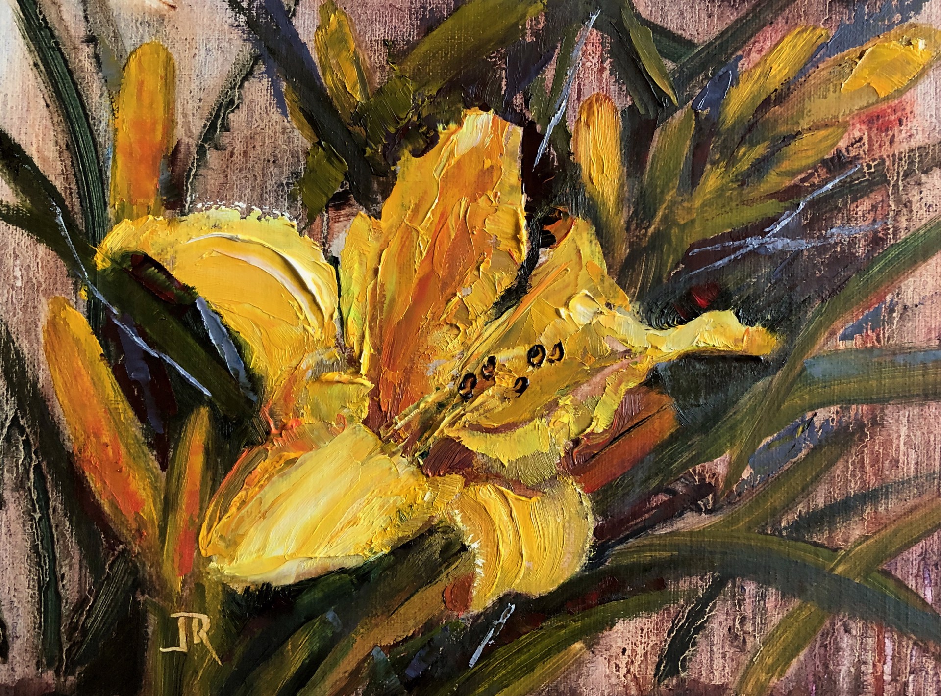 Flower a Day No. 13 by June Rollins